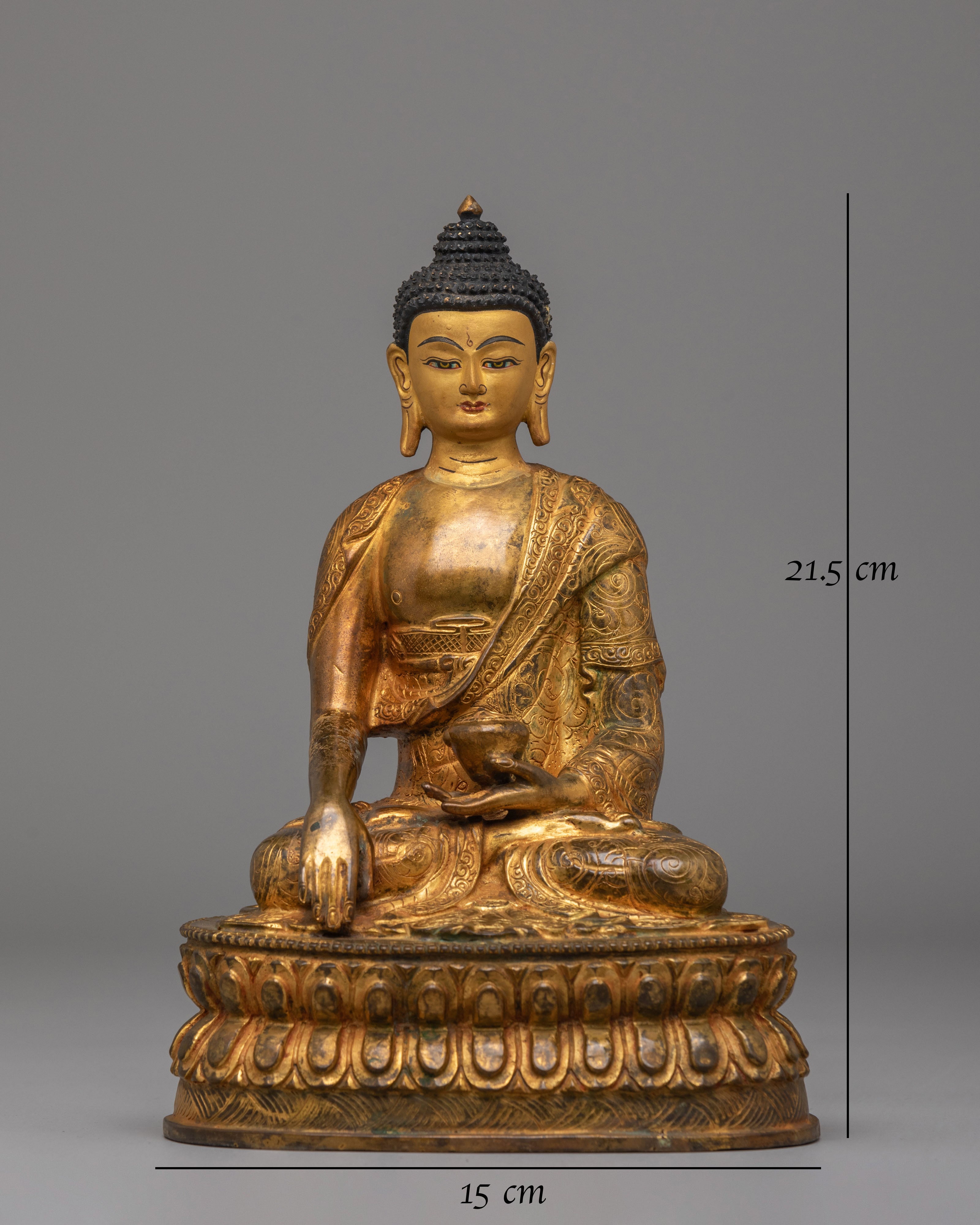 Spiritual Shakyamuni Buddha Enlightened Sculpture | Dharma Statue