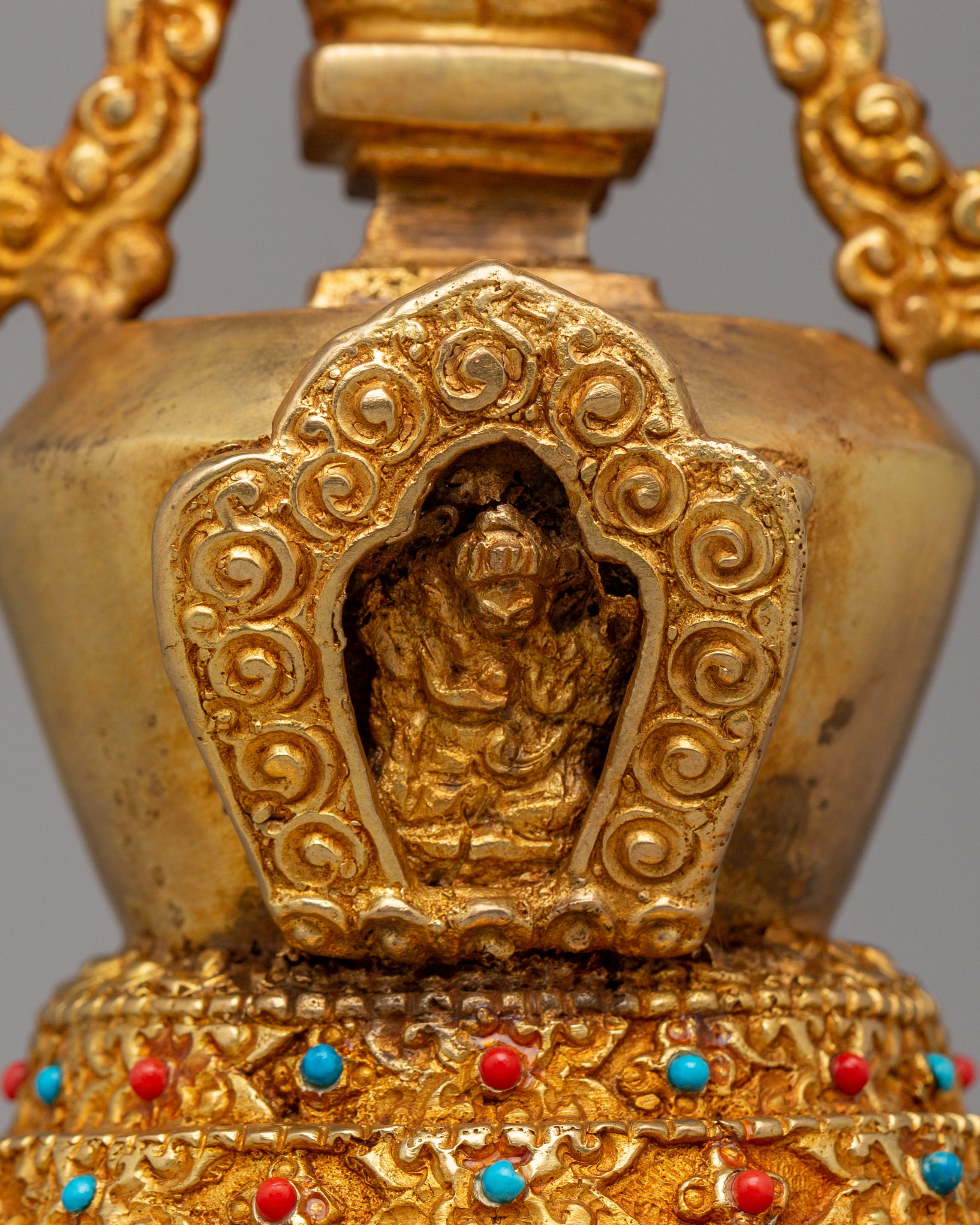 Ritual Altar Lotus Blossom Stupa | Symbol of Enlightenment