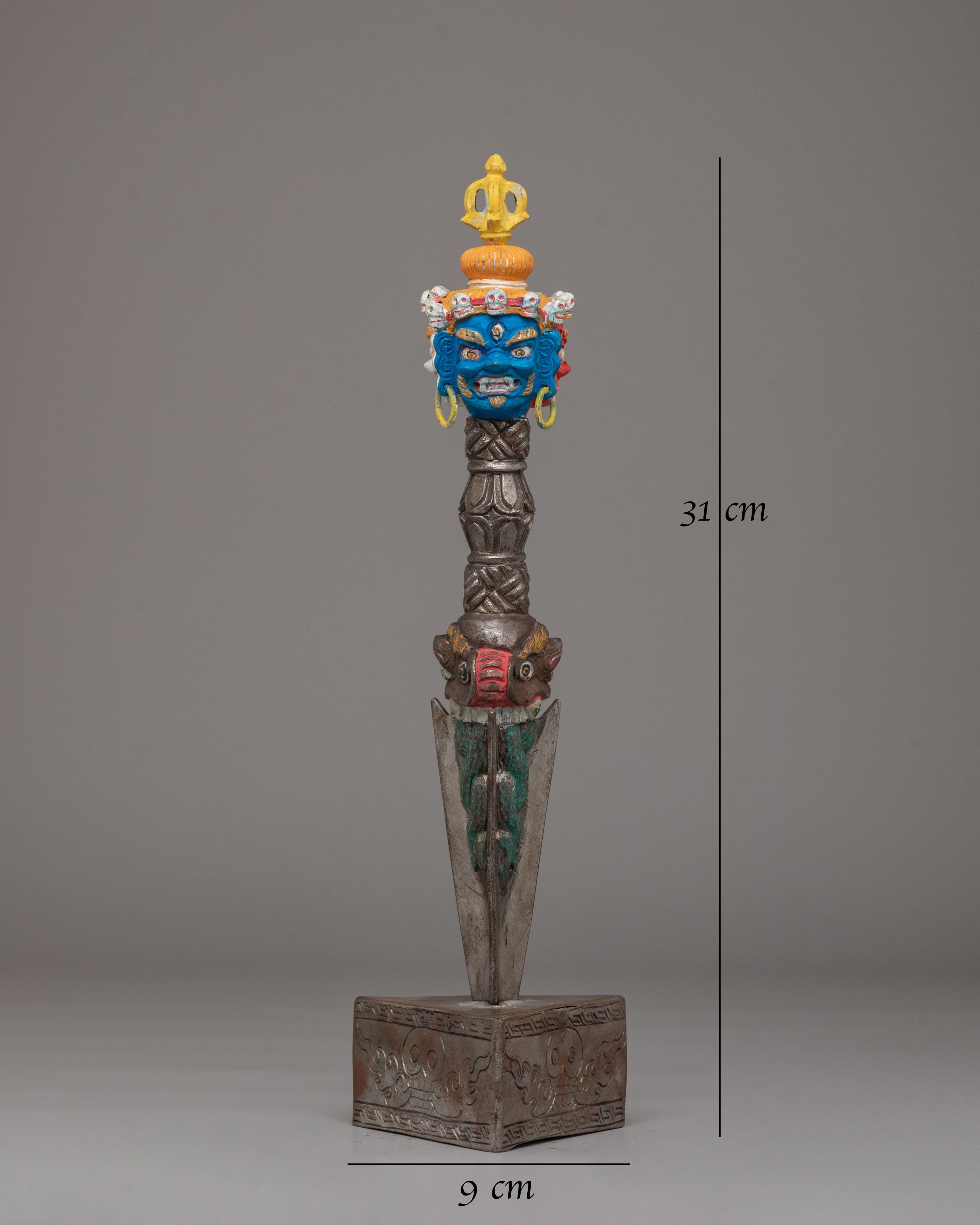 Sacred Phurba for Ritual | Tibetan Dagger for Spiritual Protection