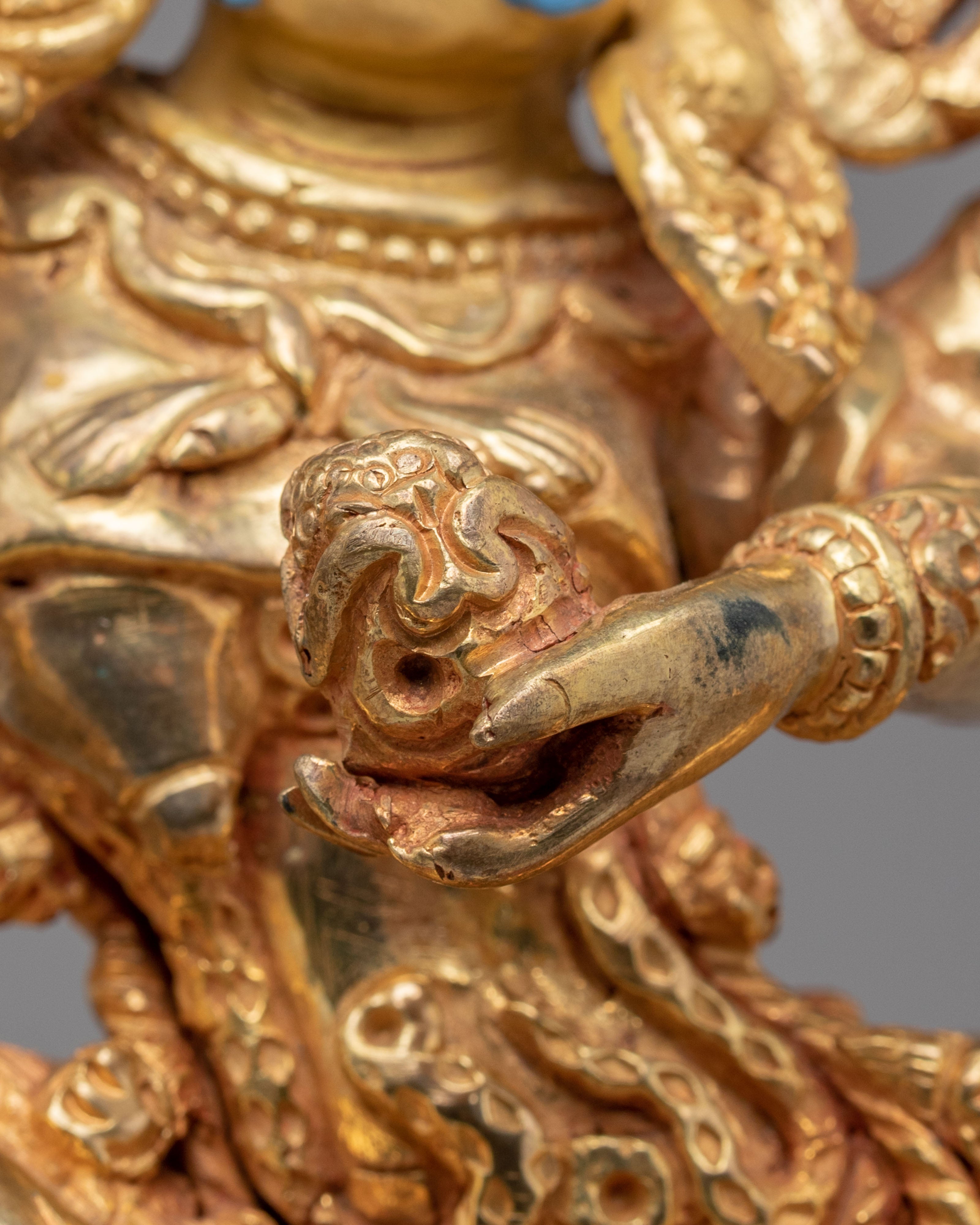 Tibetan Palden Lhamo Sculpture | Handmade Tibetan Artwork