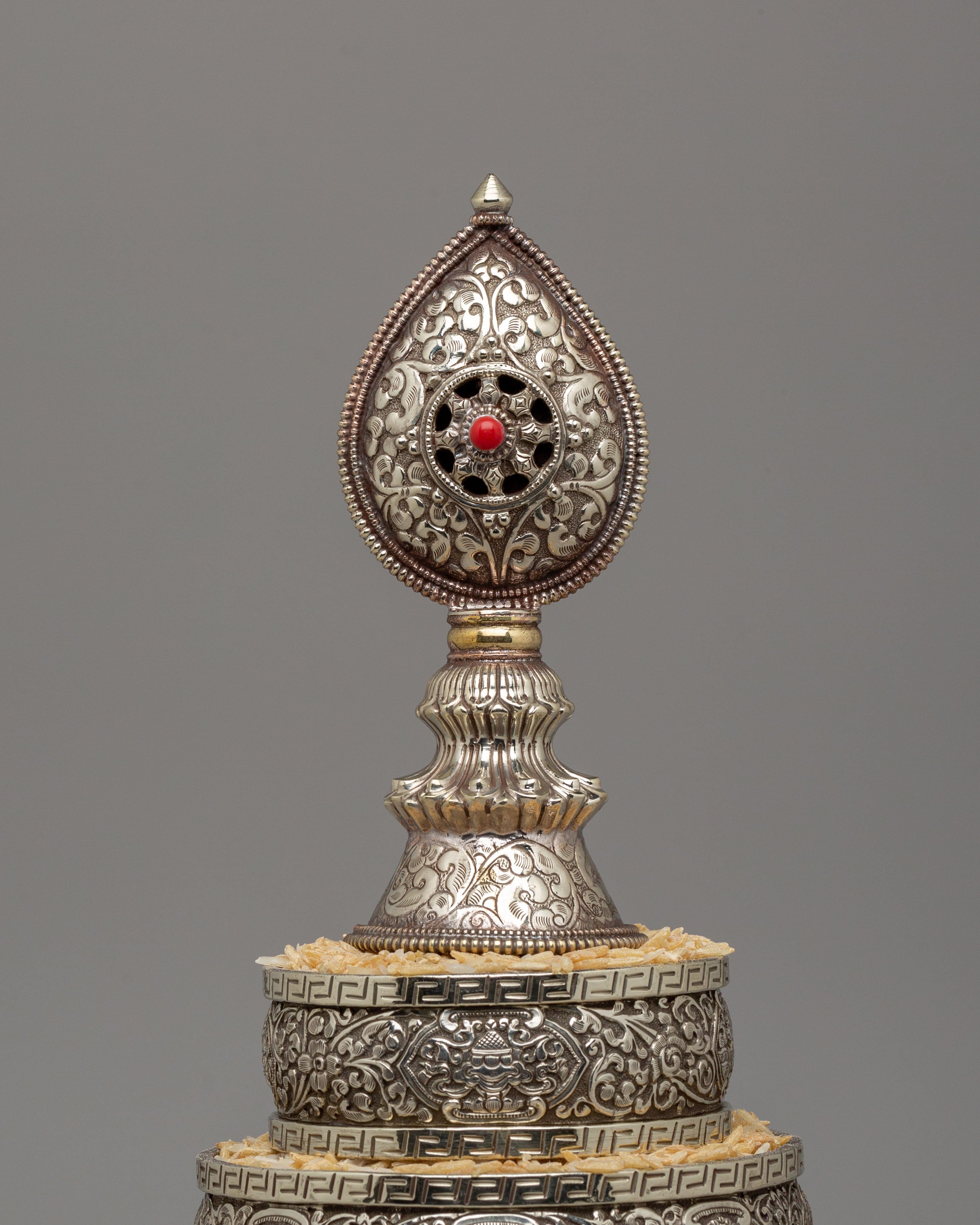 Buddhist Mandala Ritual Set | Sacred Vajrayana Ritual Offering