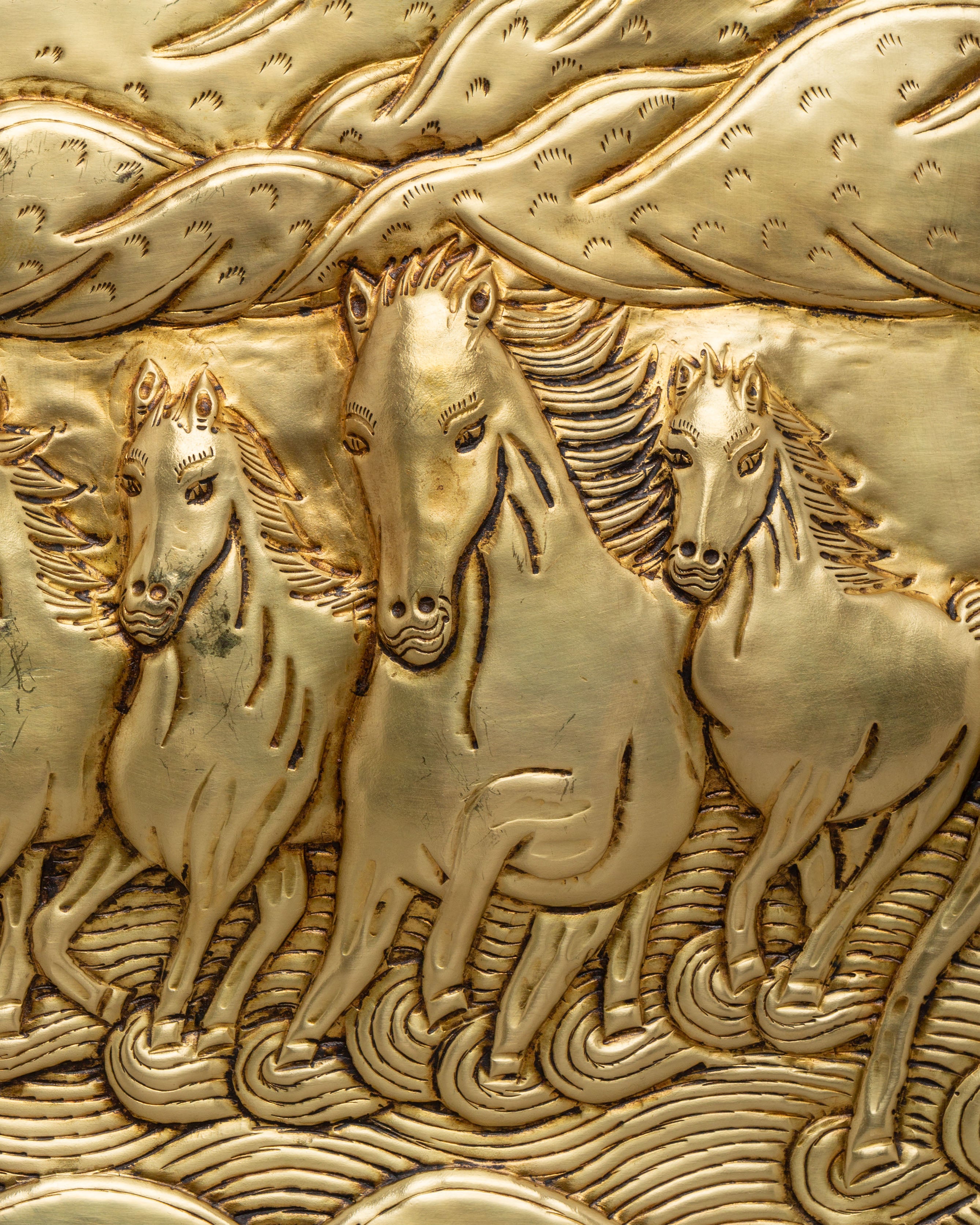 Handcrafted Seven Horse Wall Hanging | Wall Hanging Artwork