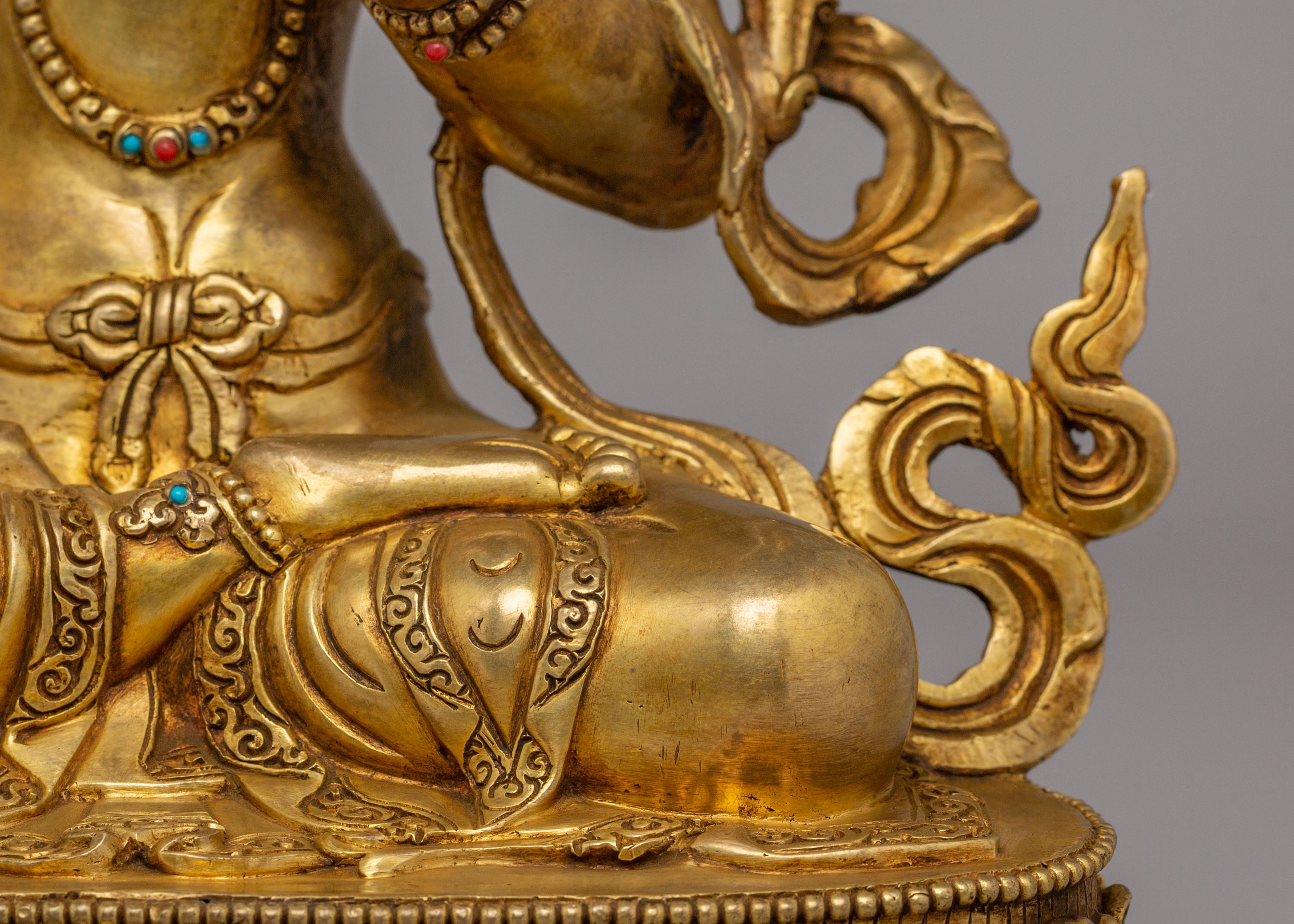 Manjushri Wisdom Buddha Sculpture | Handcrafted Statue