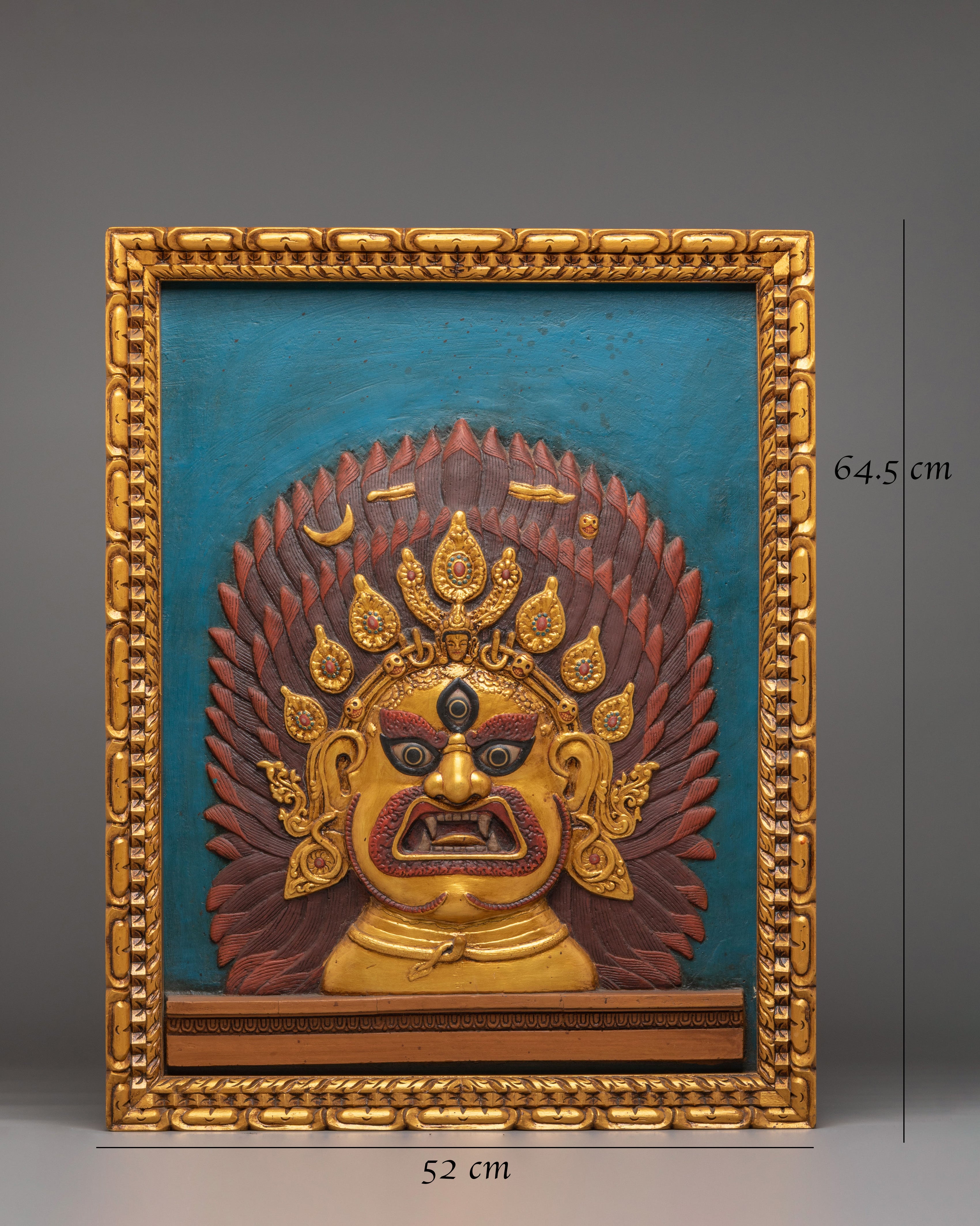 Handcrafted Bhairava Wall Hanging | Traditional Artwork for Spiritual Decor