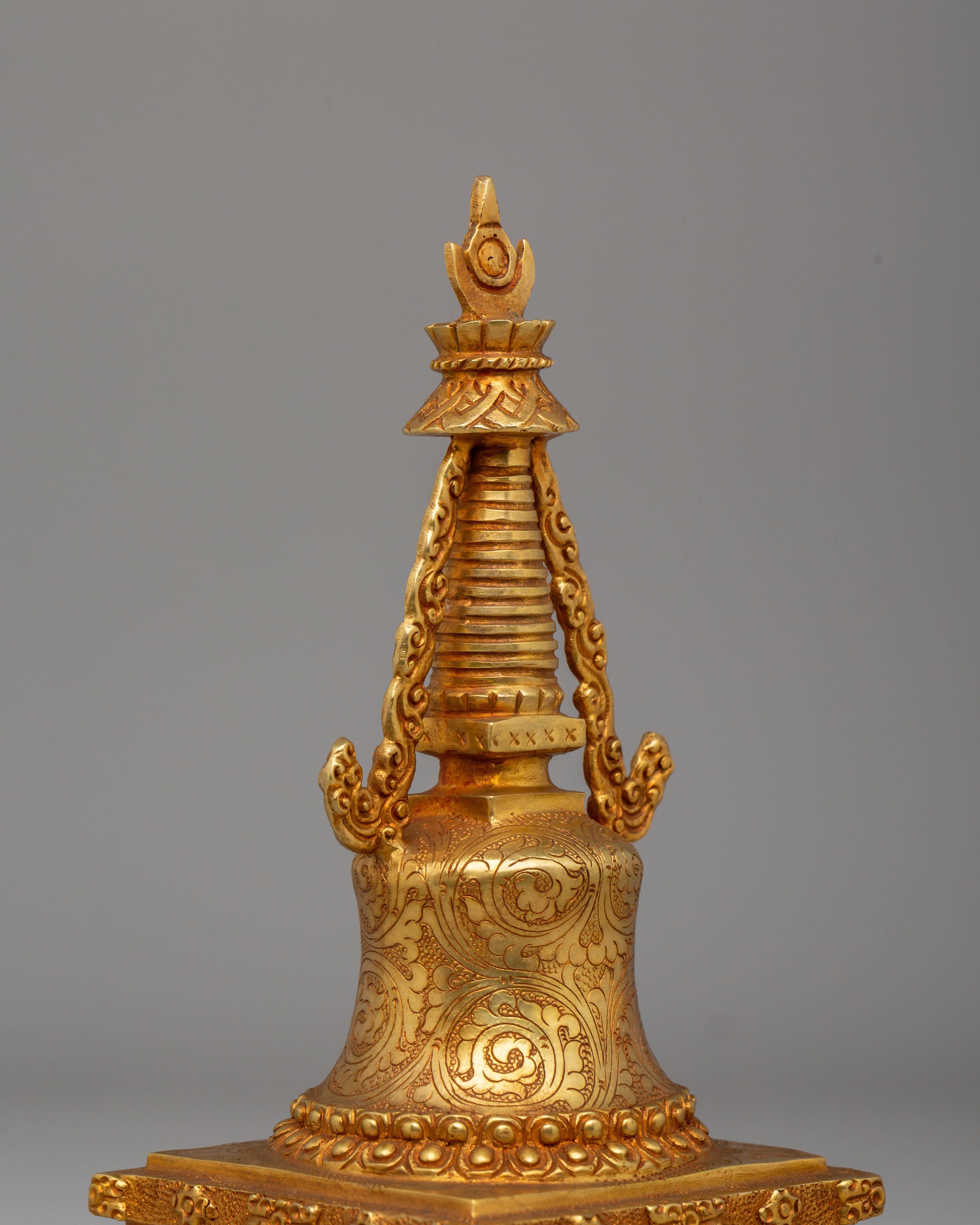 Handcrafted Sacred Tibetan Stupa | Parinirvana Stupa