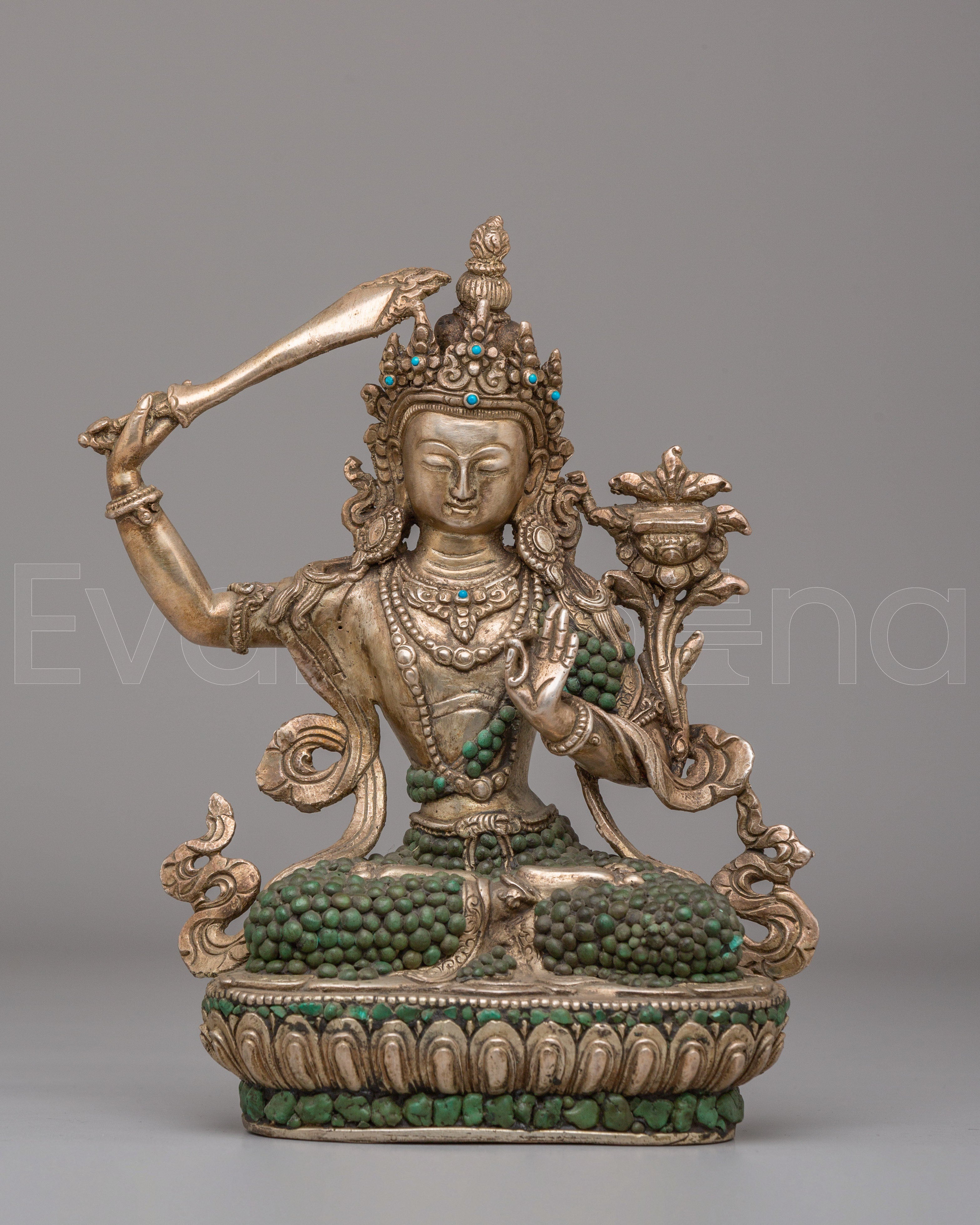 Manjushri Handcrafted Buddhist Statue 