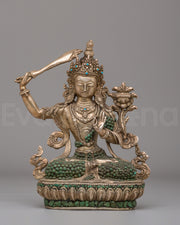 Manjushri Handcrafted Buddhist Statue 