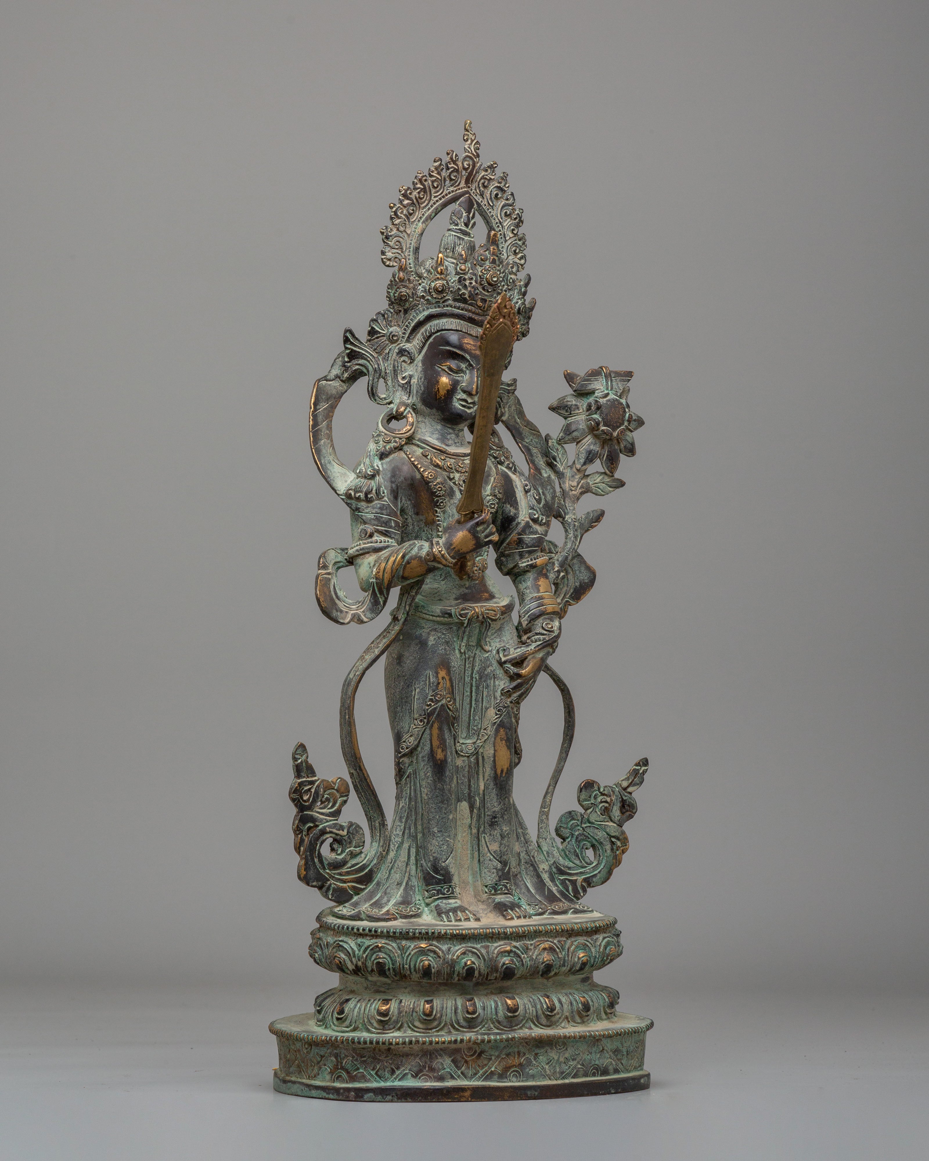 Handcrafted Manjushri Figurine | Symbol of Wisdom