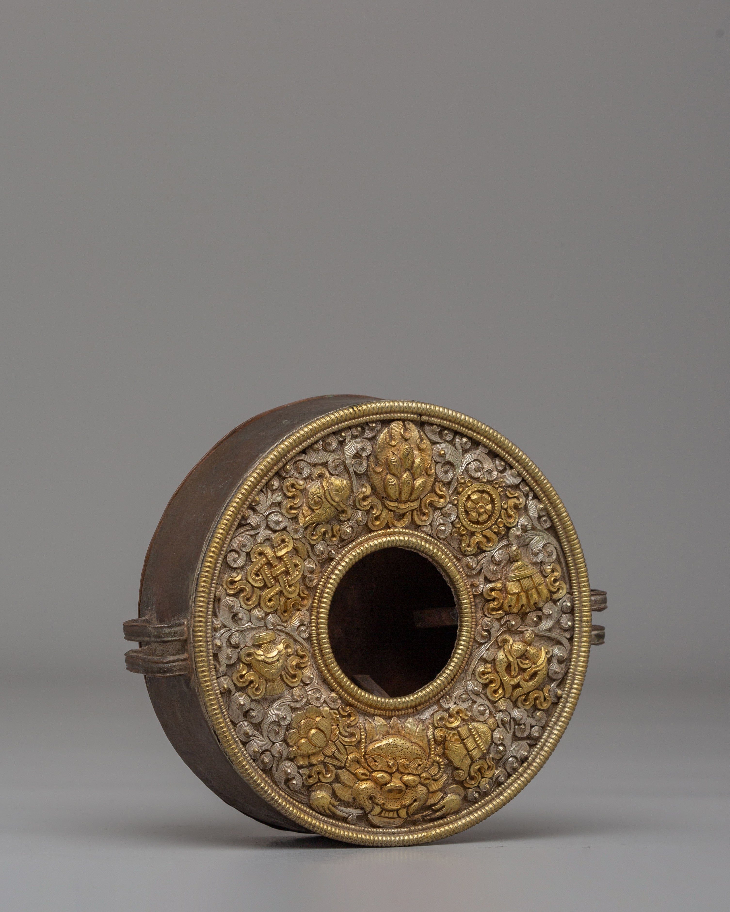 Traditional Tibetan Buddhist Ghau Box | Sacred Prayer Amulet