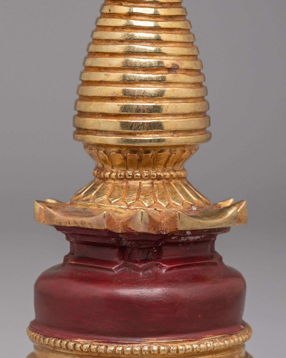Handcrafted Kadampa Altar Stupa | Sacred Buddhist Shrine Decor
