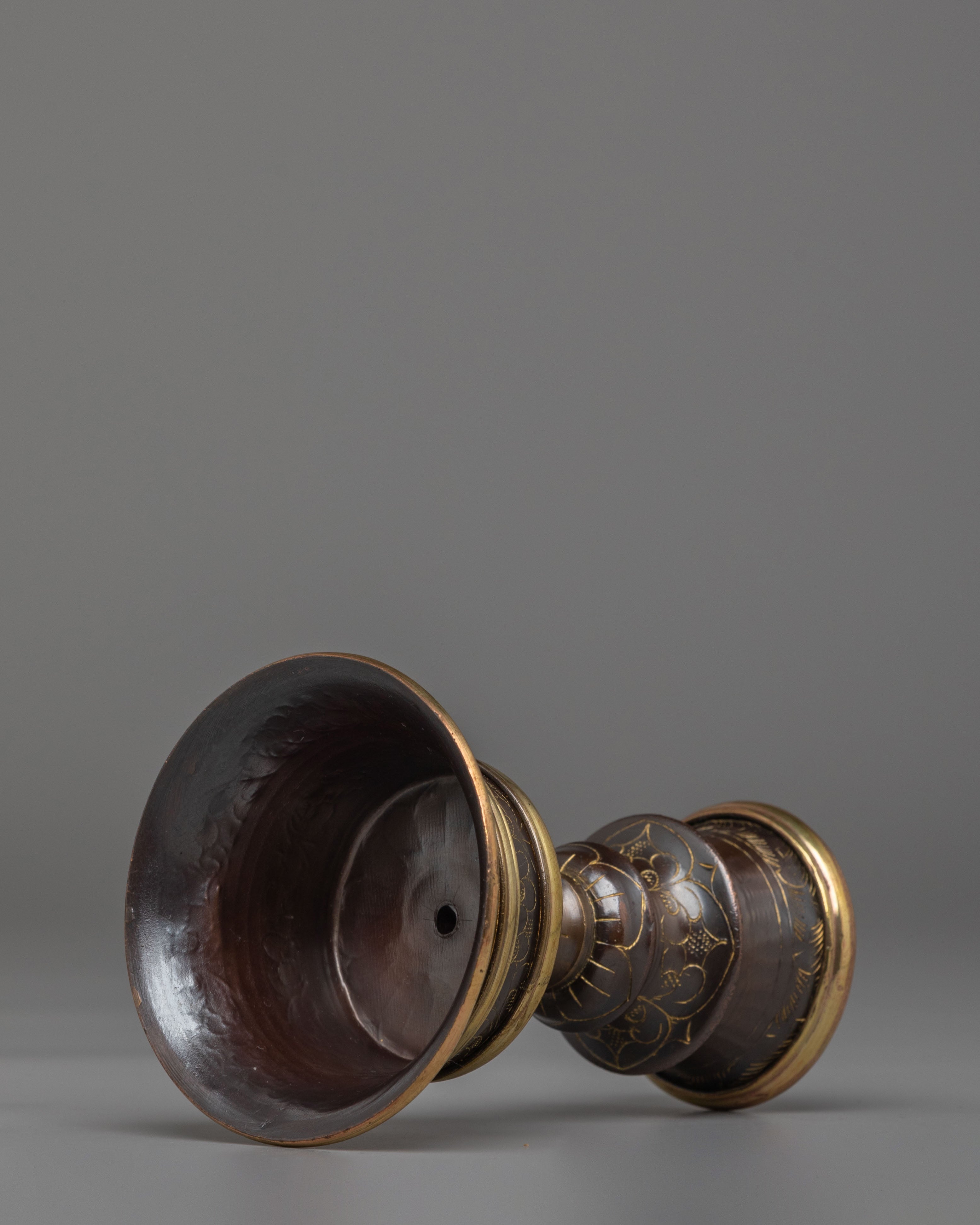 Sacred Tibetan Butter Lamp Set | Spiritual Offering Lamps