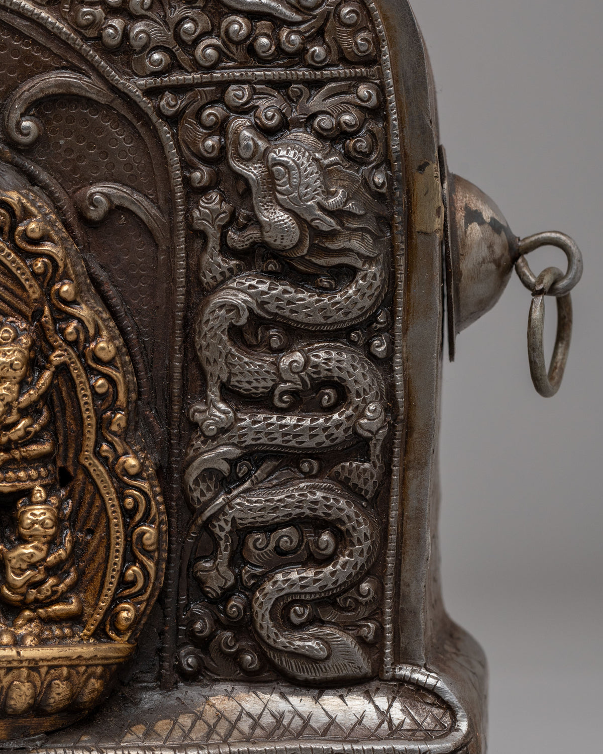 Sacred Tibetan Ghau Box | Handcrafted Ritual Storage Box