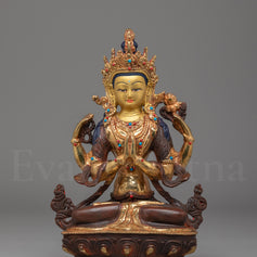 Sacred Tibetan Chenrezig Sculpture