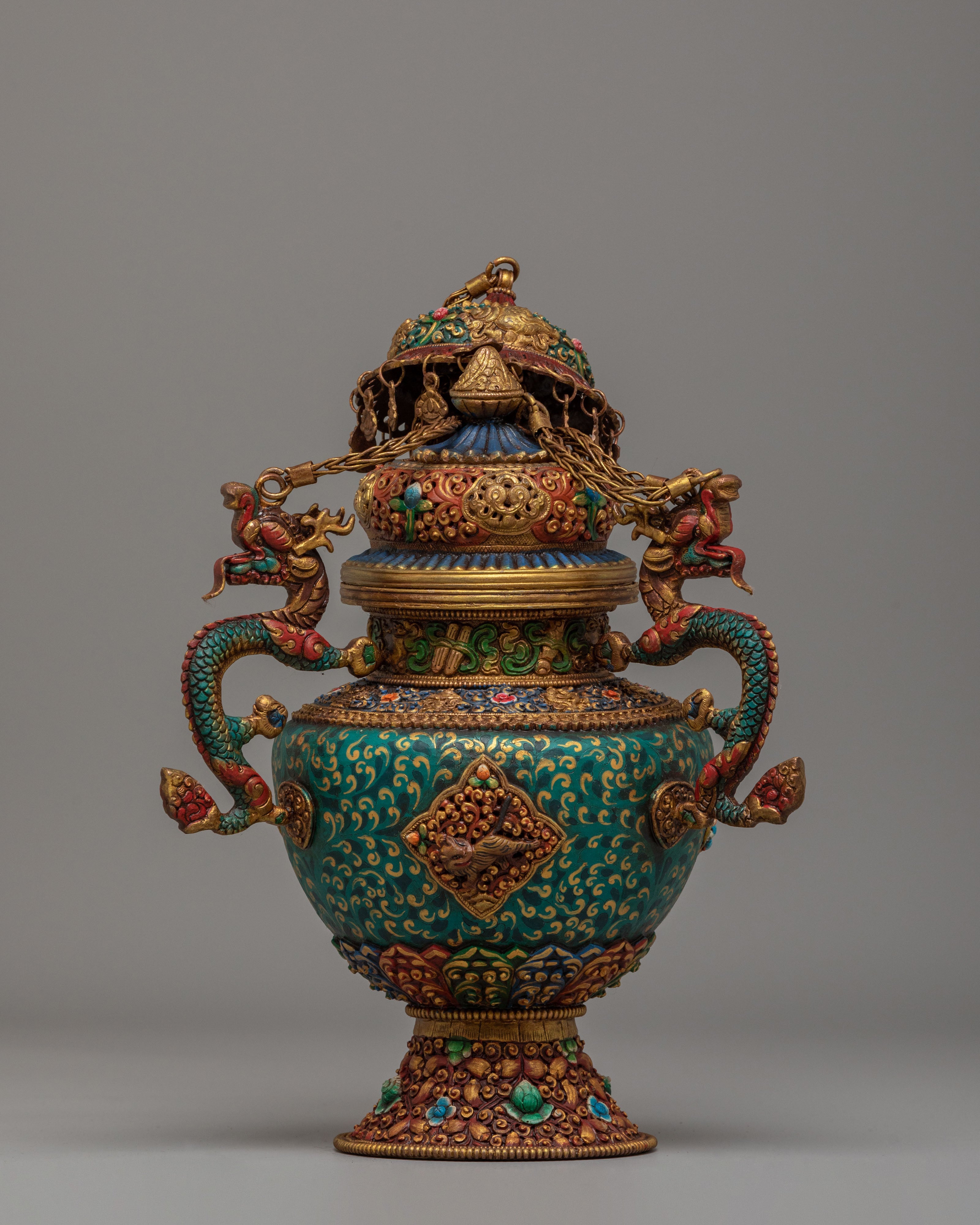 Traditional Handcrafted Incense Burner | Buddhist Ritual Incense Burner