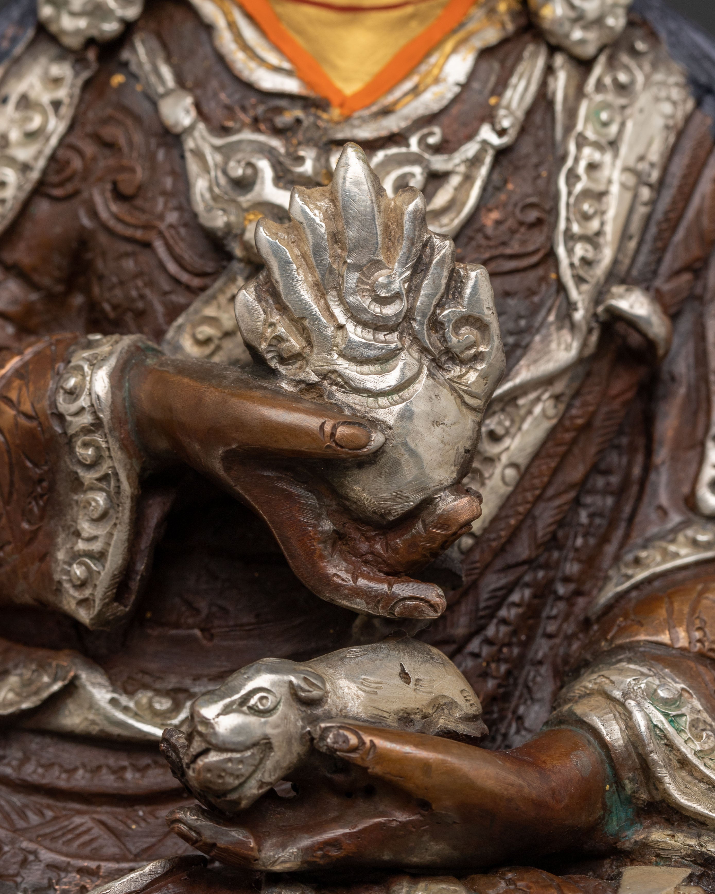 Guru Orgyen Norla Statue | Himalayan Padmasambhava Altar Decor