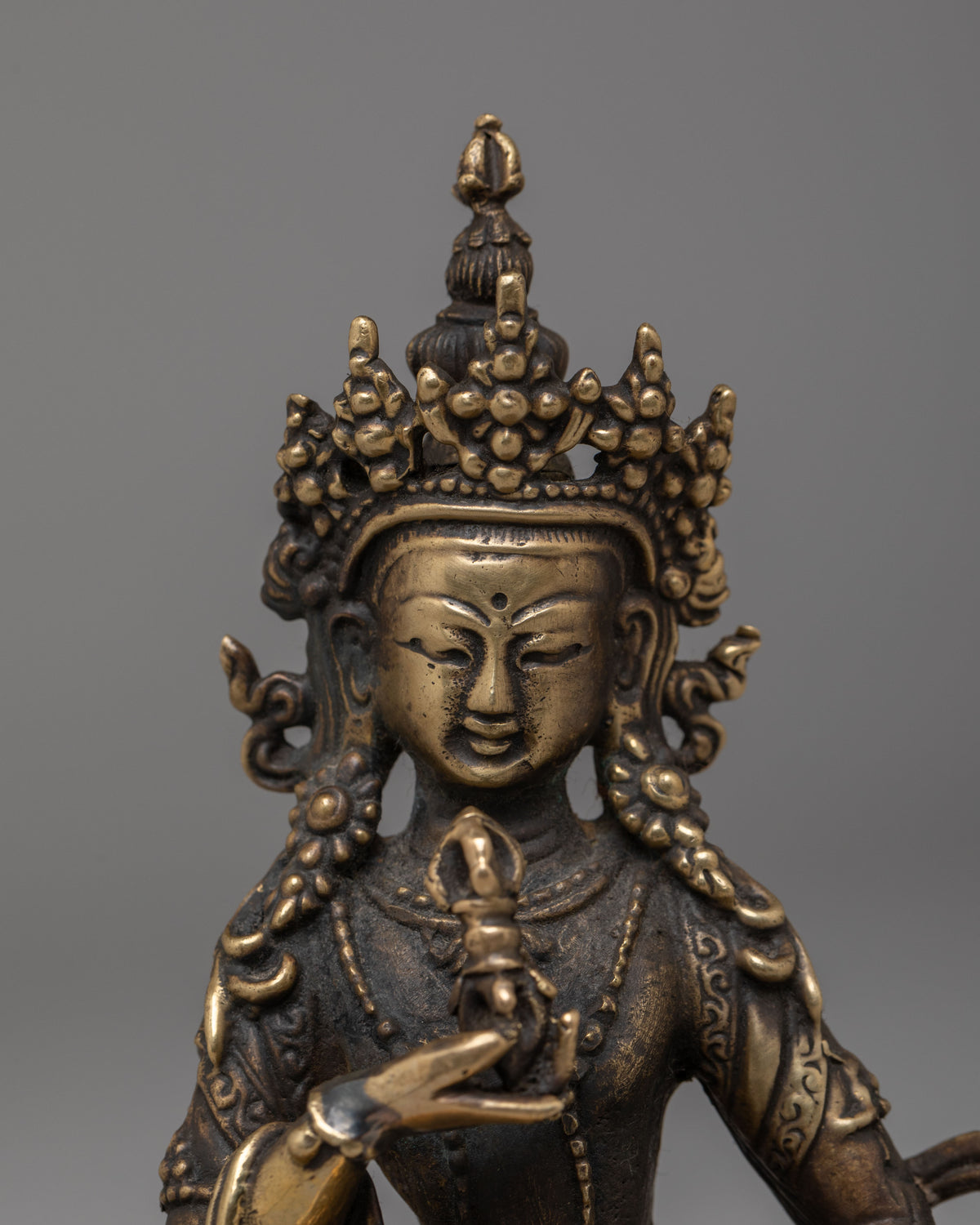 Tibetan Vajrasattva Purification Statue | Handcrafted Buddhist Art