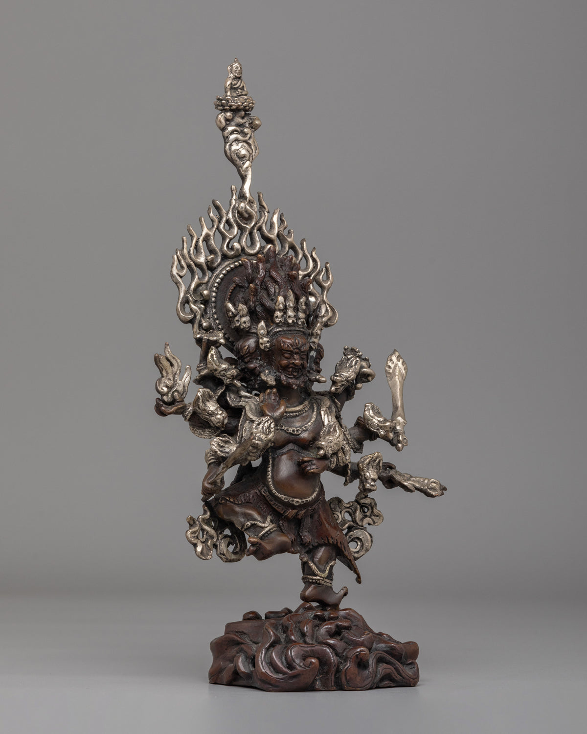 Uchusma Buddhist Protective Deity Statue | Tibetan Vajrayana Art