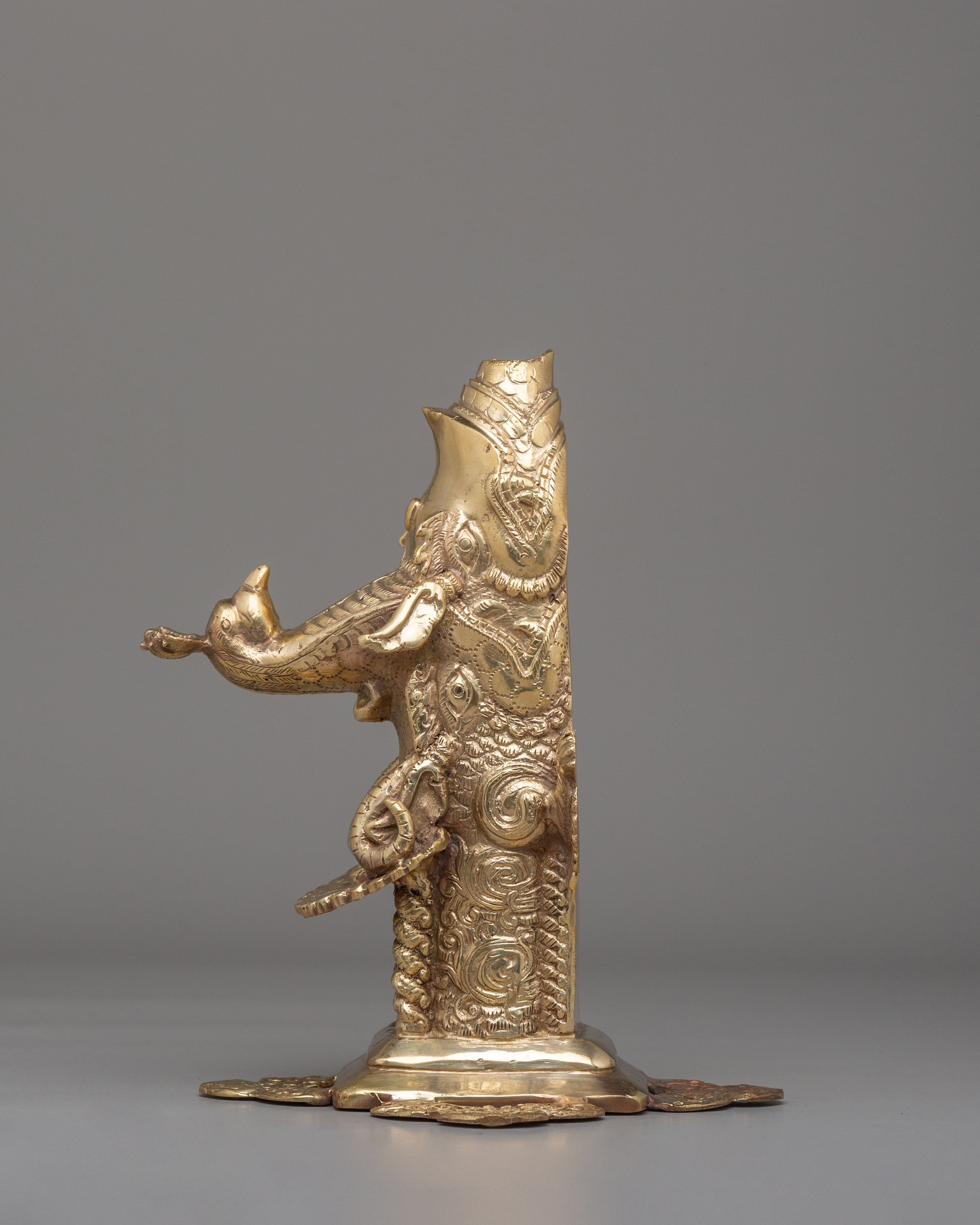 Handcrafted Decorative Dhara | Himalayan Water Flowing Spout