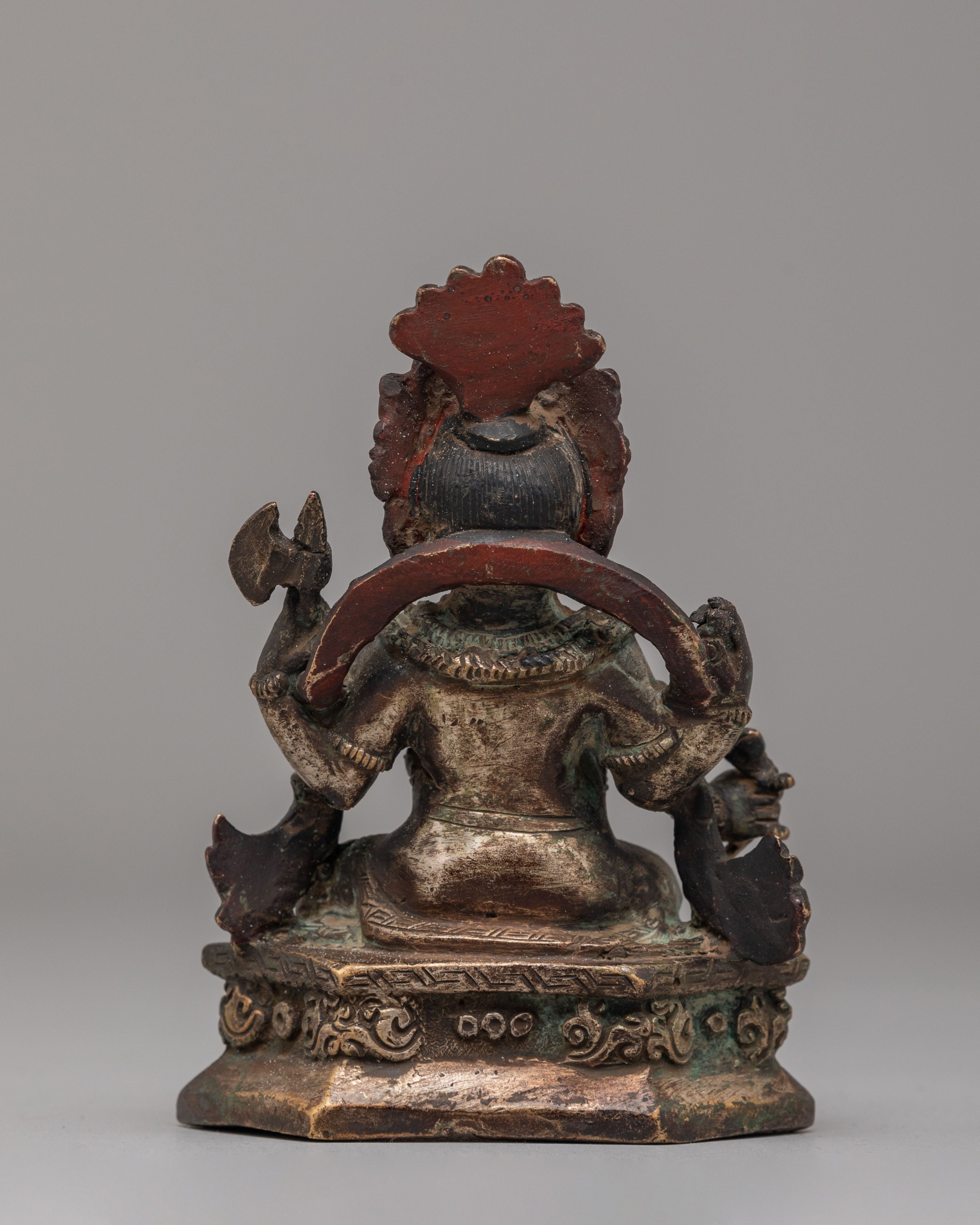 Himalayan Lord Ganesha Sculpture | Antique Finish Copper Statue