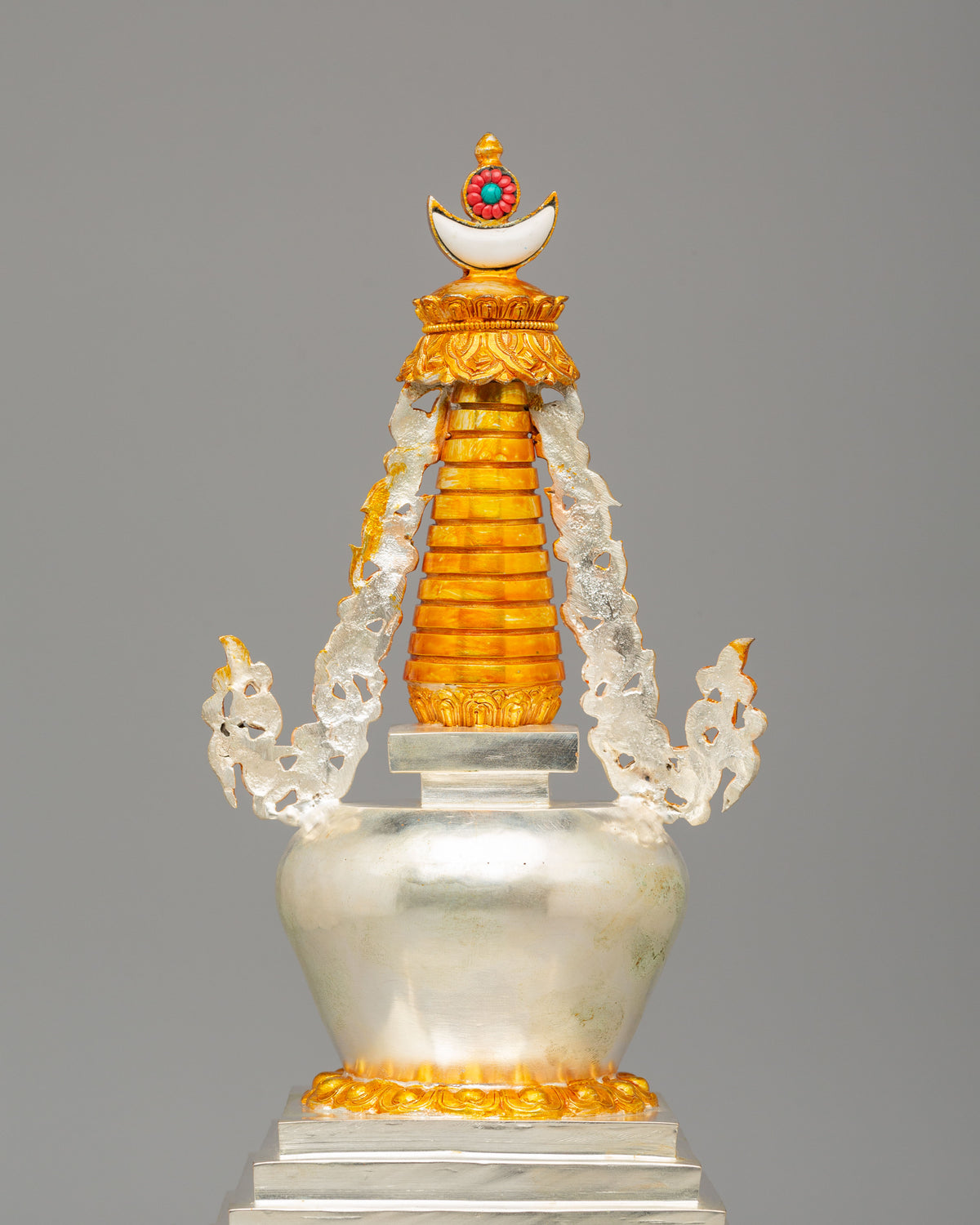 Scared Tibetan Stupa | Handcrafted Buddhist Shrine