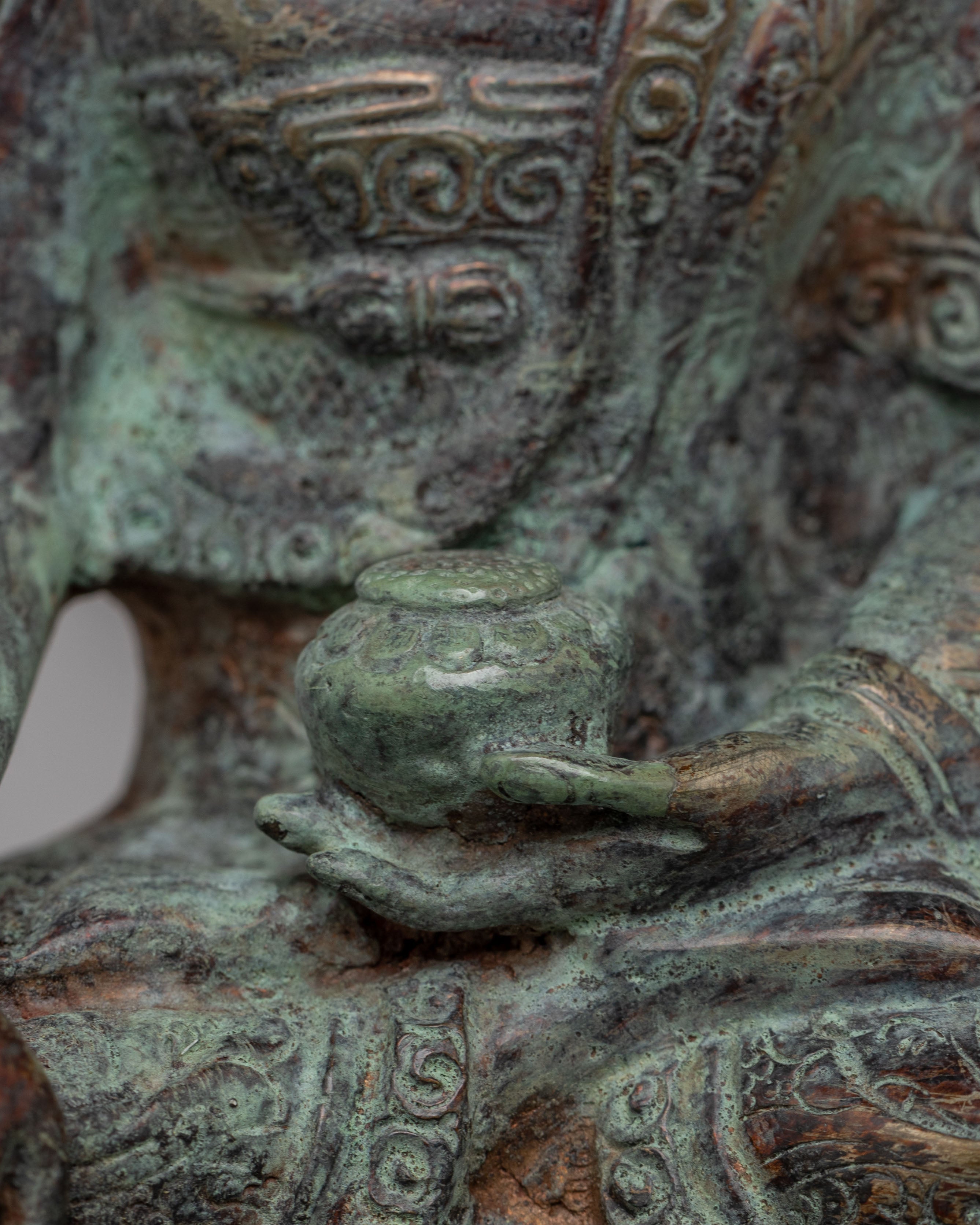 Tibetan Antique Shakyamuni Buddha Statue | Symbol of Peace and Enlightenment