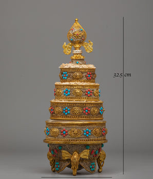 Handcrafted Tibetan Mandala for Rituals | Sacred Art for Spiritual Practices