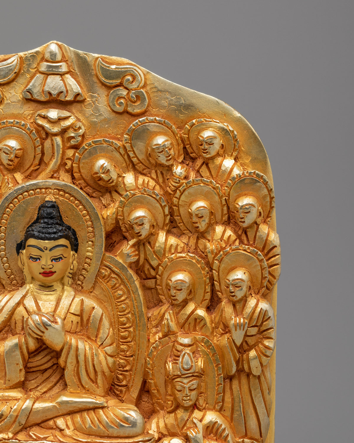 Ceremonial Vairochana Buddha Statue | Symbol of Cosmic Wisdom