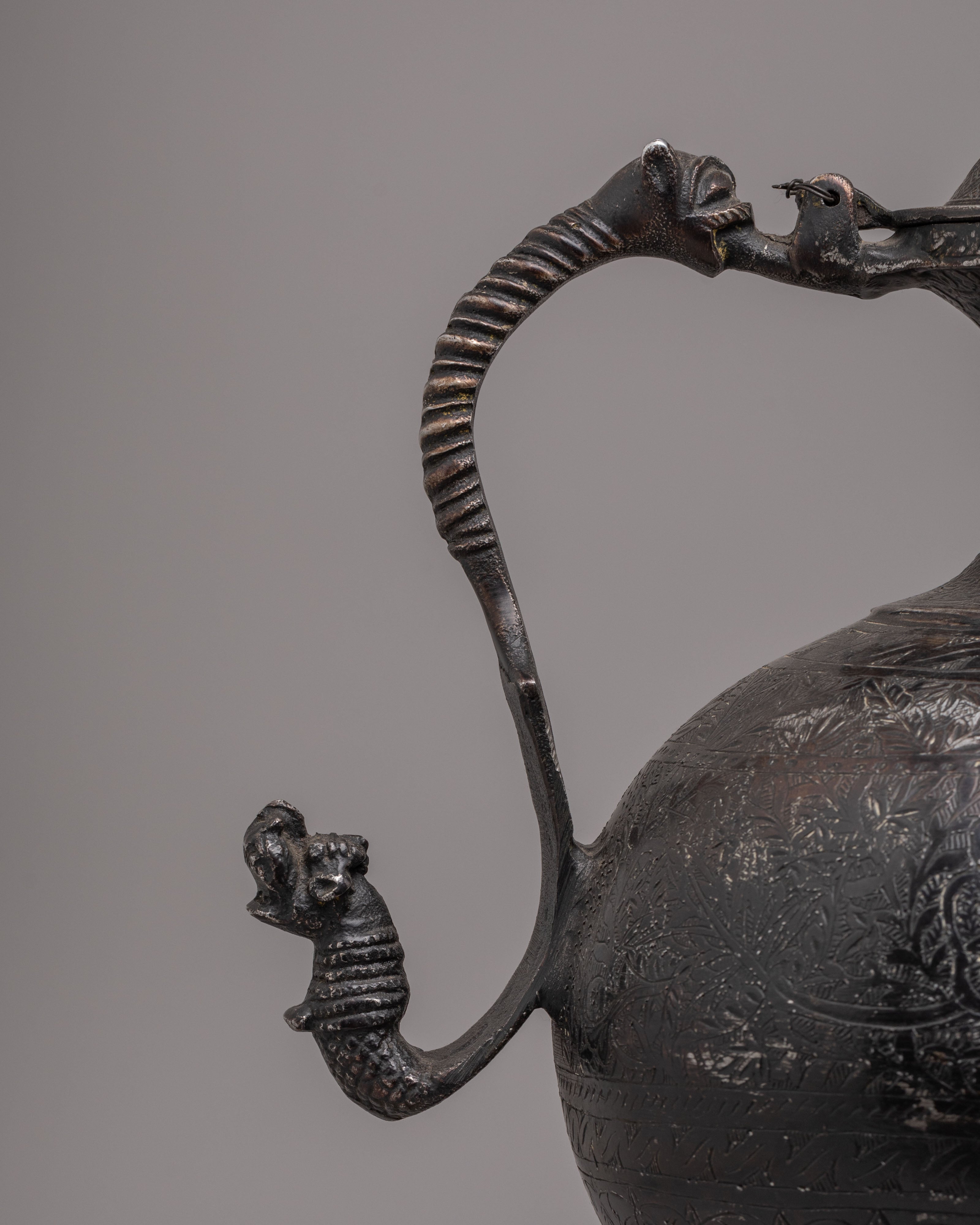 Handmade Tea Pot for Decor | Traditional Tibetan Pot