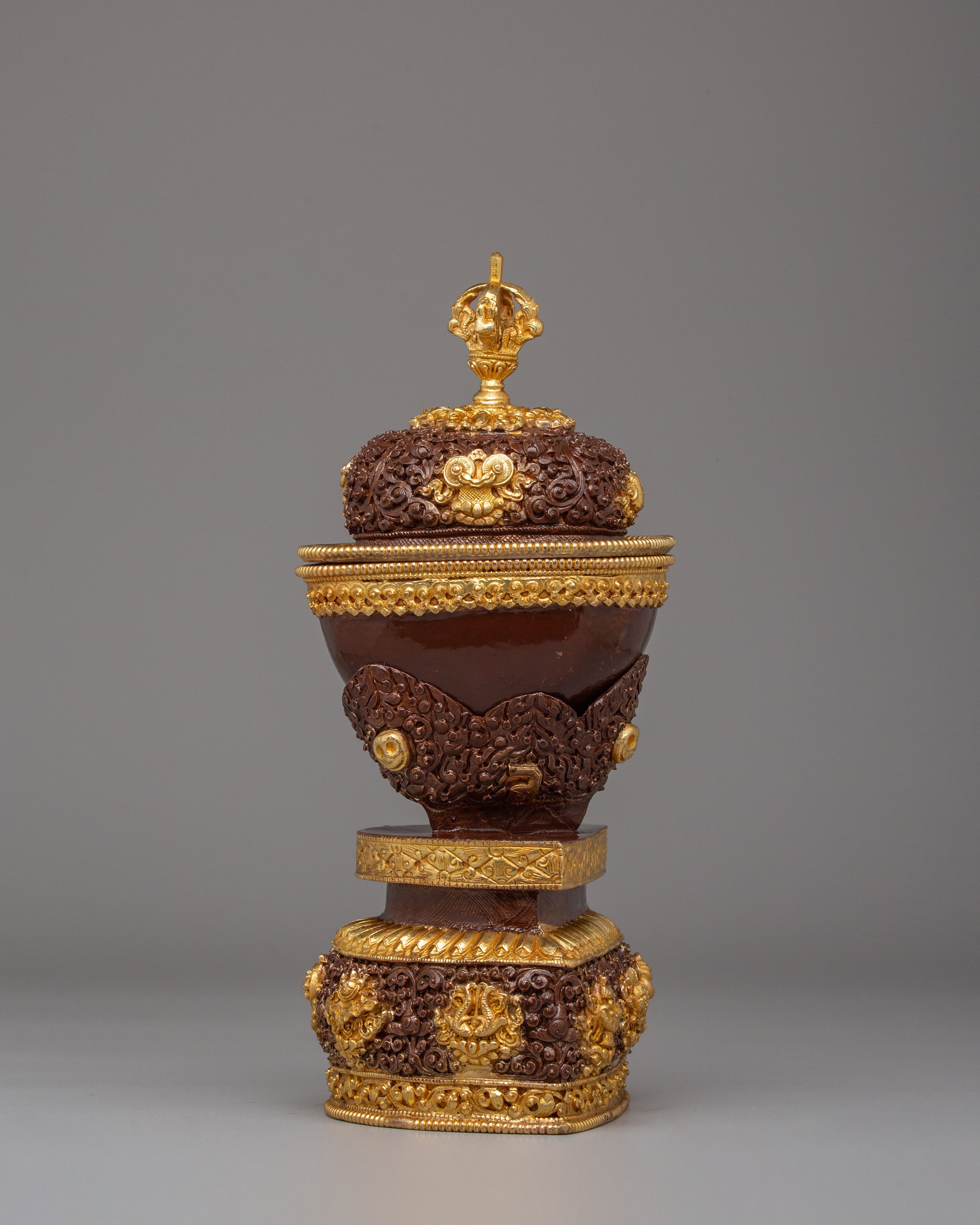 Buddhist Ritual Kapala for Altar Use | Symbolizing Purity and Devotion