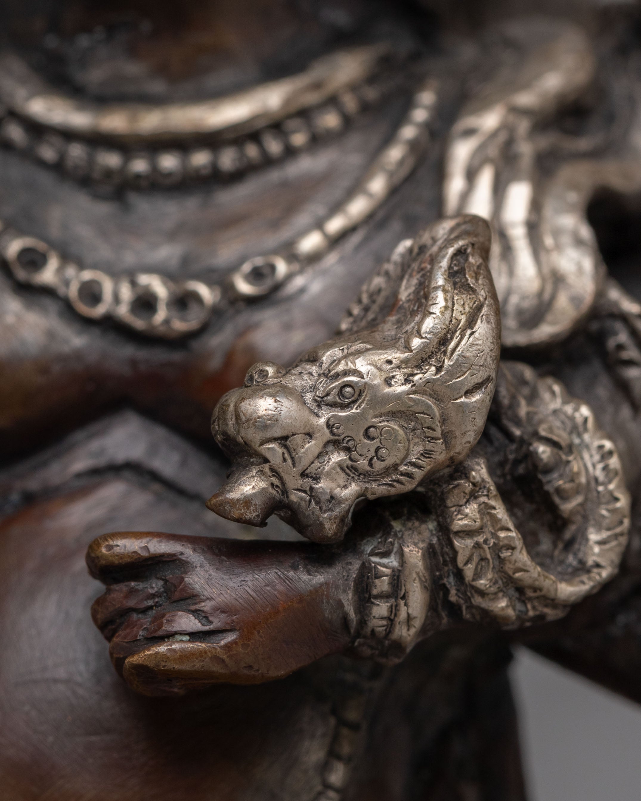 Uchusma Buddhist Protective Deity Statue | Tibetan Vajrayana Art