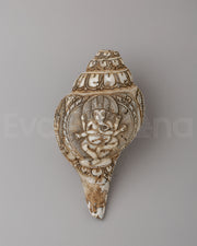 Handcrafted Ganesha Conch for Rituals