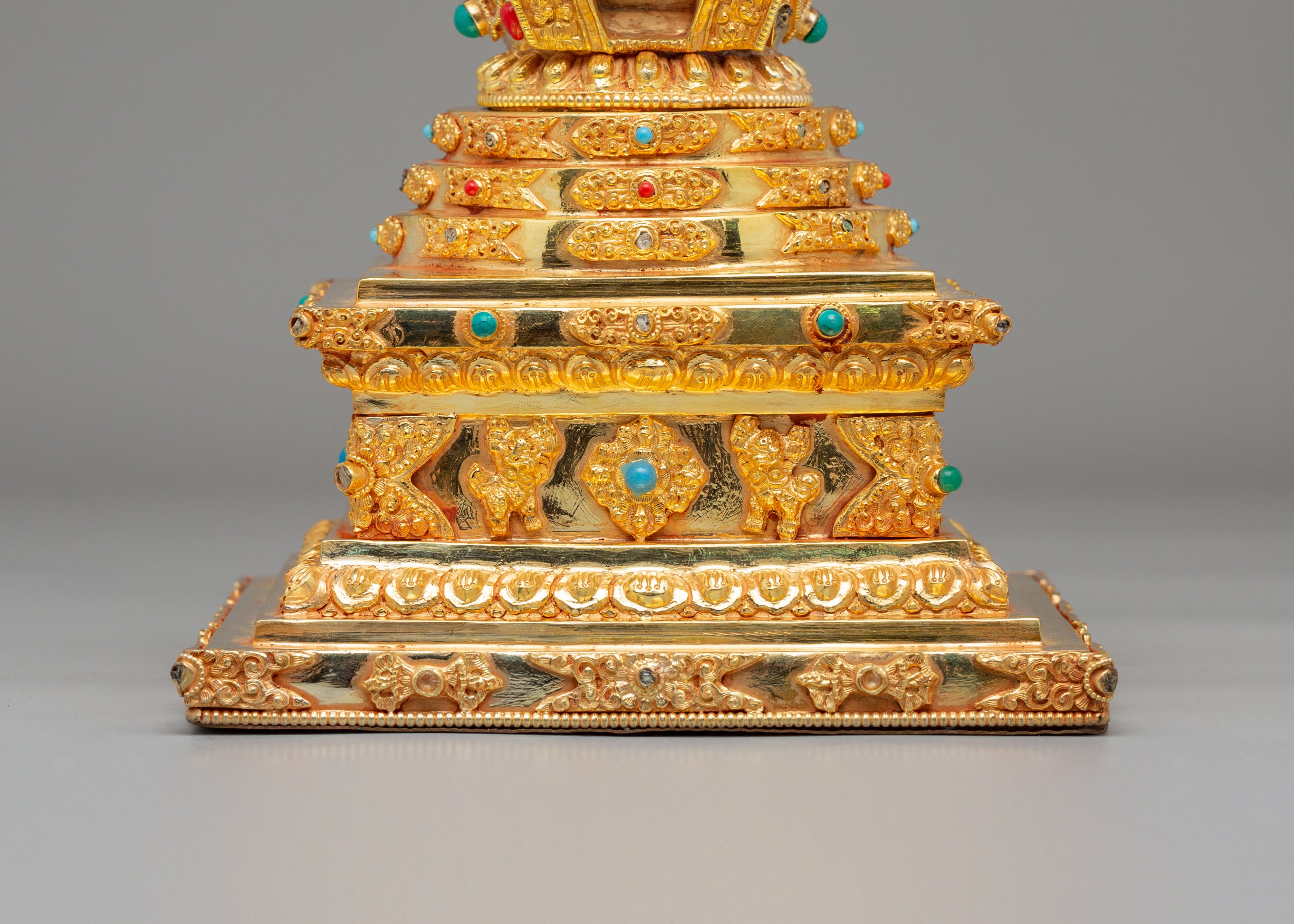 Traditional Buddhist Namgyalma Chorten | Tibetan Spiritual Shrine Art