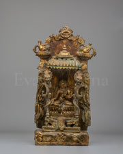 Handmade Buddhist Green Tara Statue