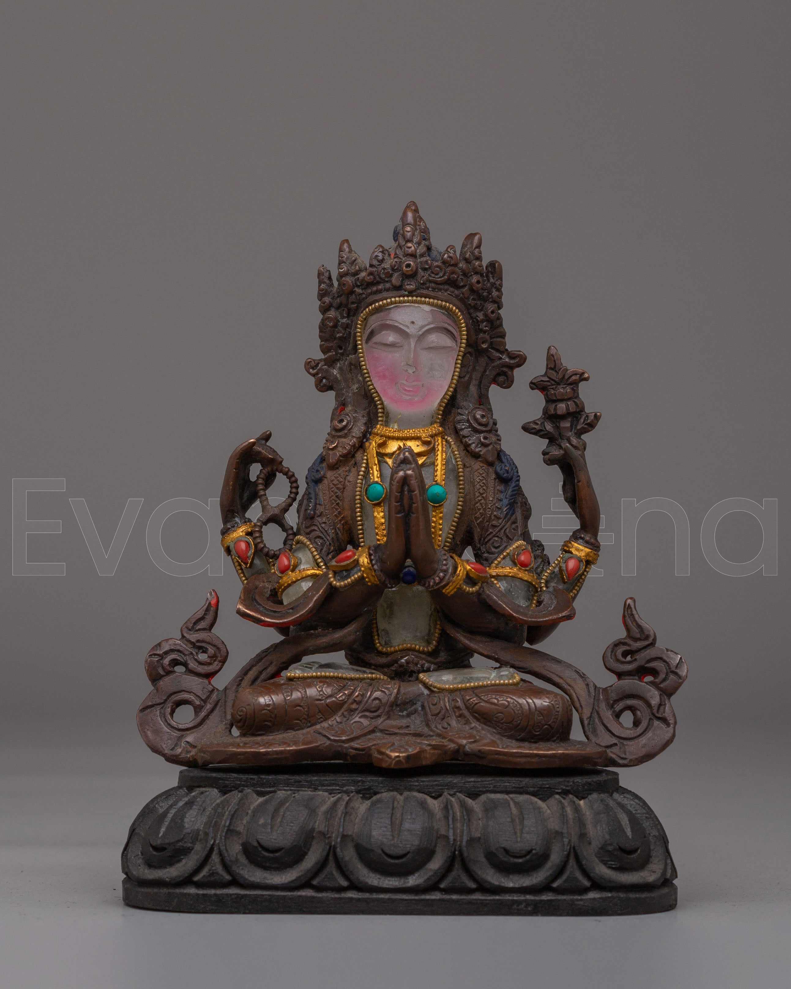 Compassi Bodhisattva Chenrezig Nepal Statue | Divine Representation of Compassi ...
