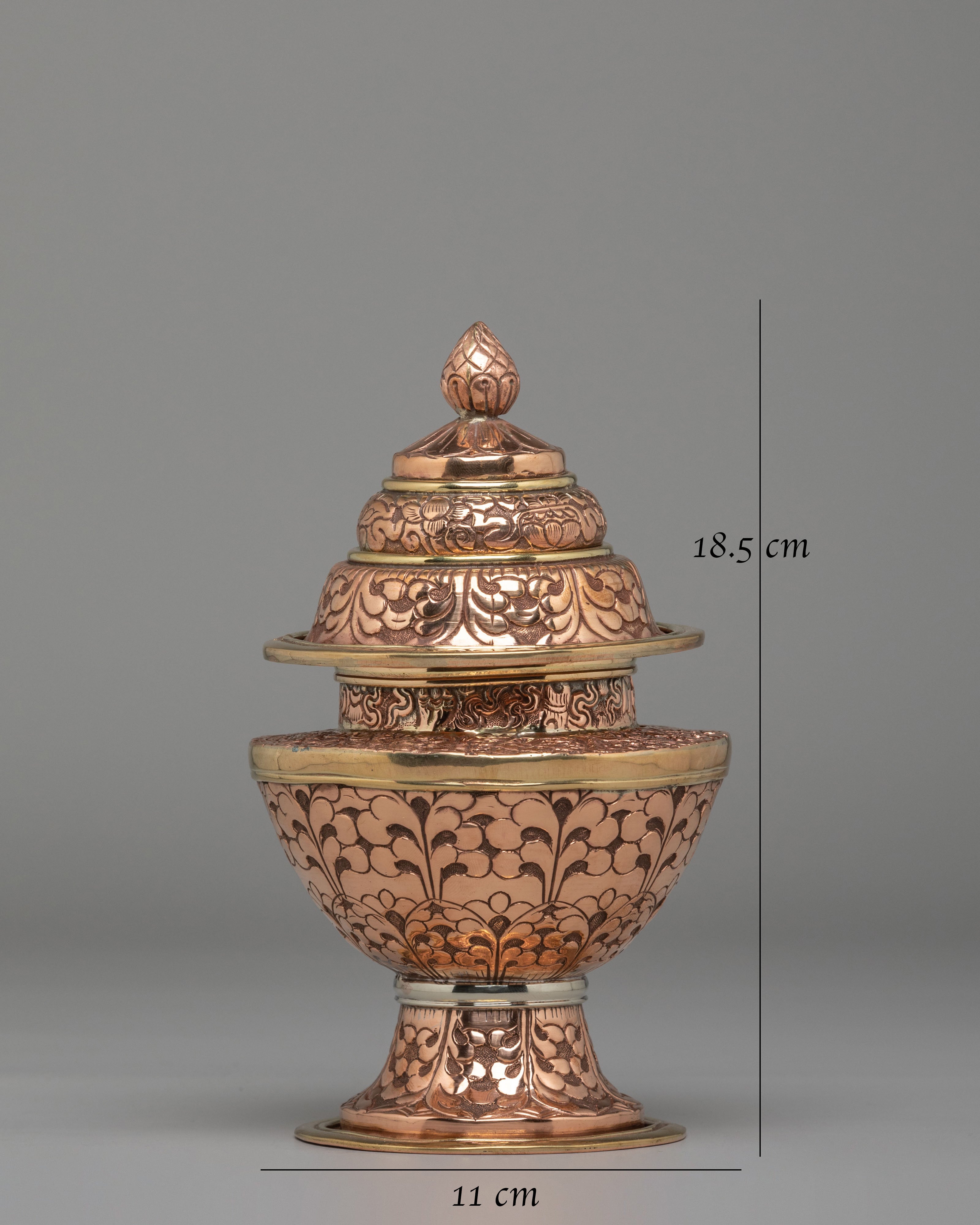 Himalayan Rice Pot | Sacred Offering Vessel
