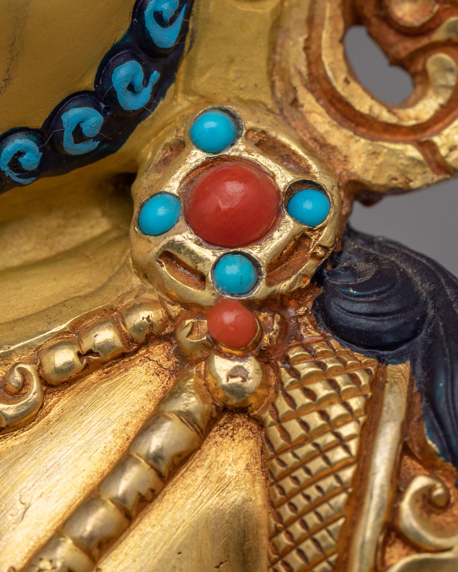 Himalayan Dzambhala Deity Statue | Tibetan God of Wealth & Prosperity