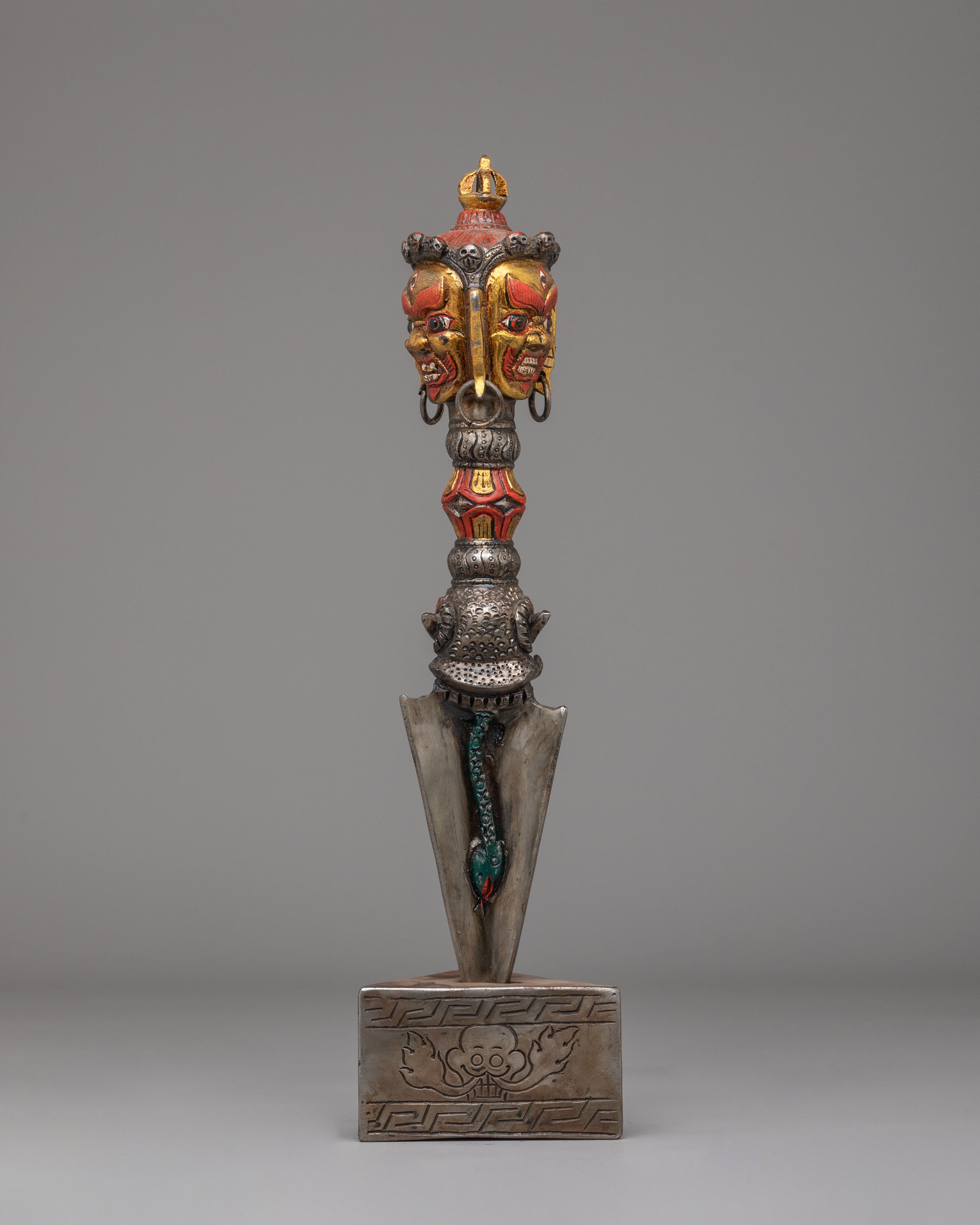 Sacred Tibetan Phurba | Ritual Dagger for Spiritual Practices