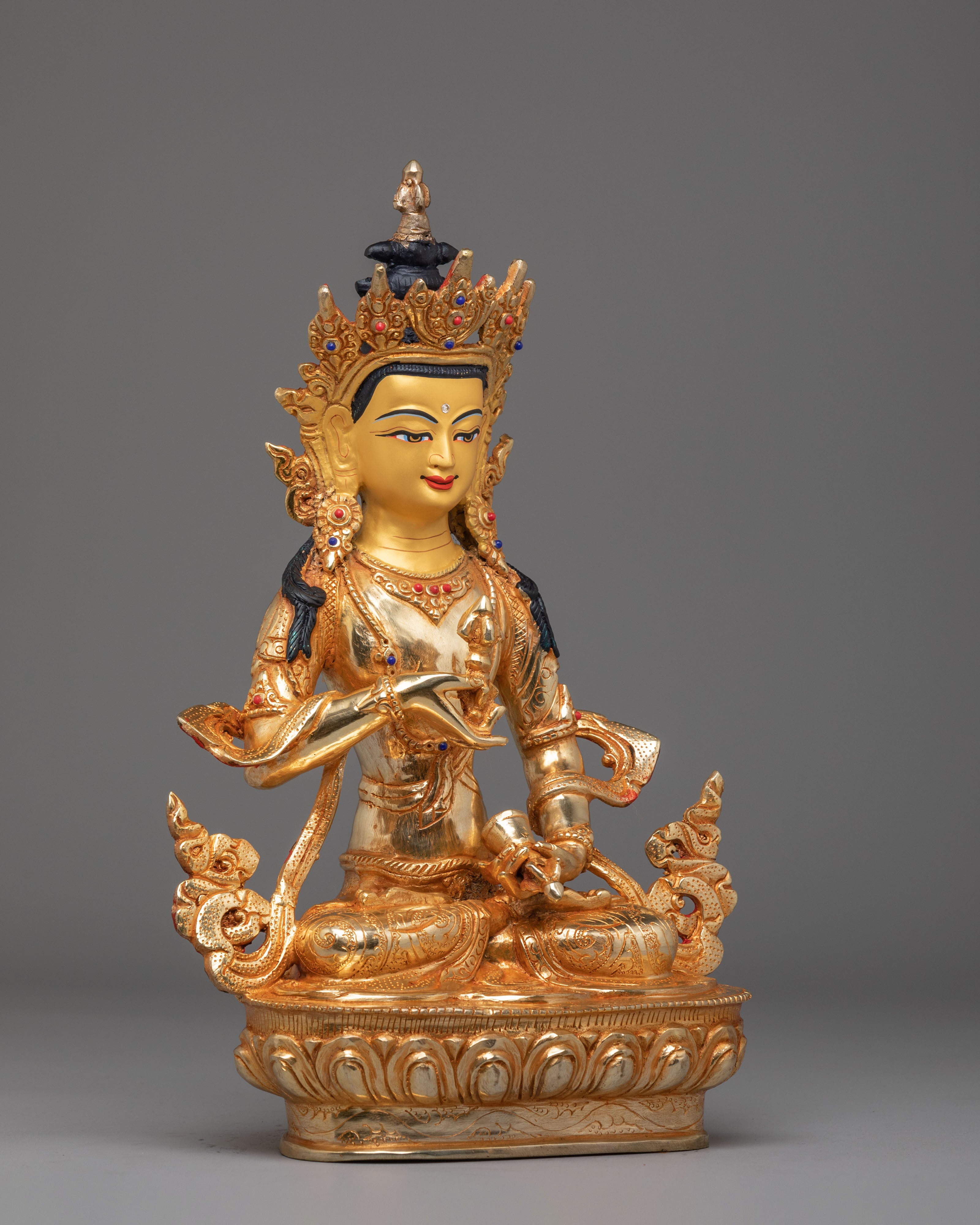 Traditional Vajrasattva Buddhist Sculpture | Purification Buddha Statue