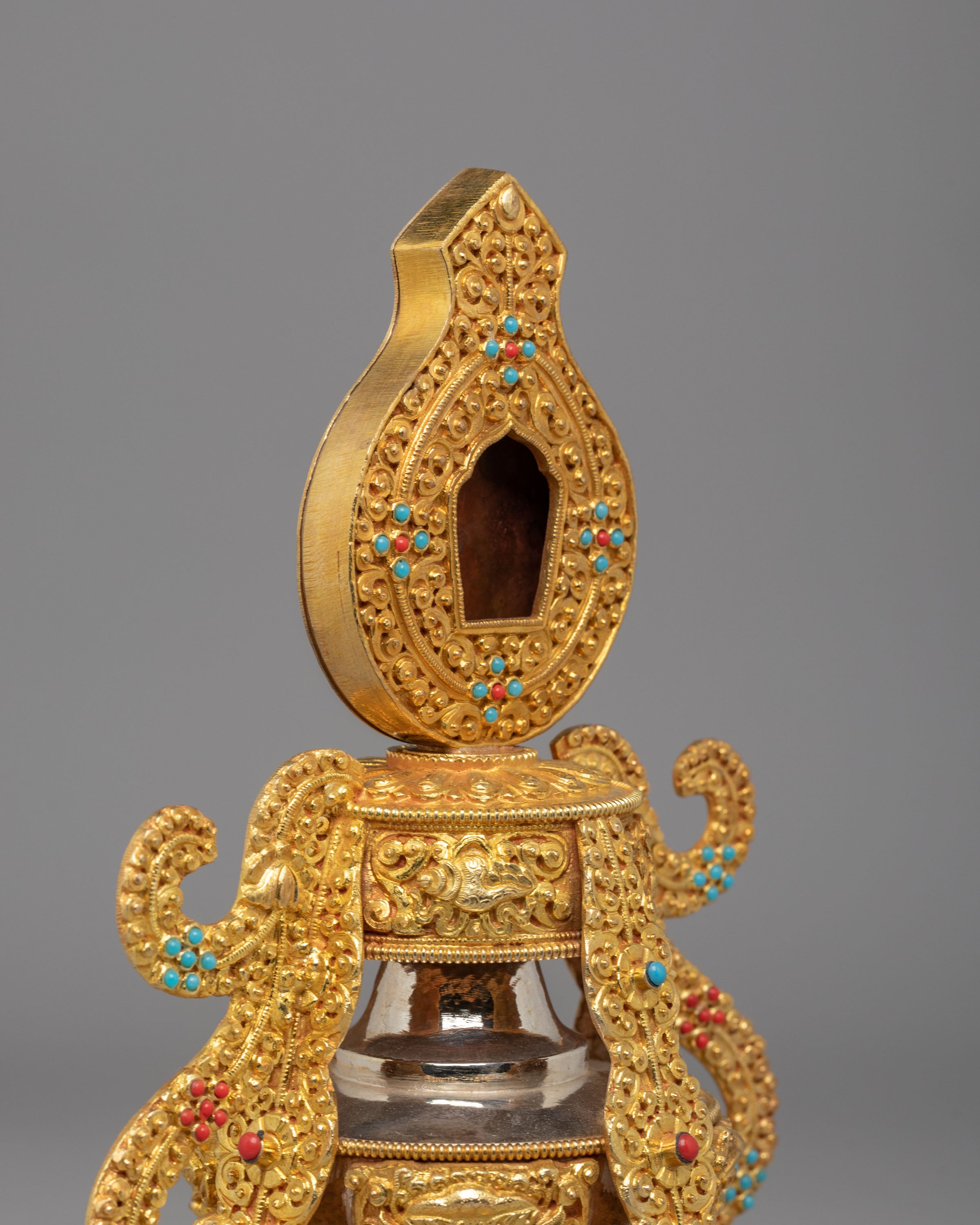 Handcrafted Longlife Vase for Altar | Tibetan Ritual Decor