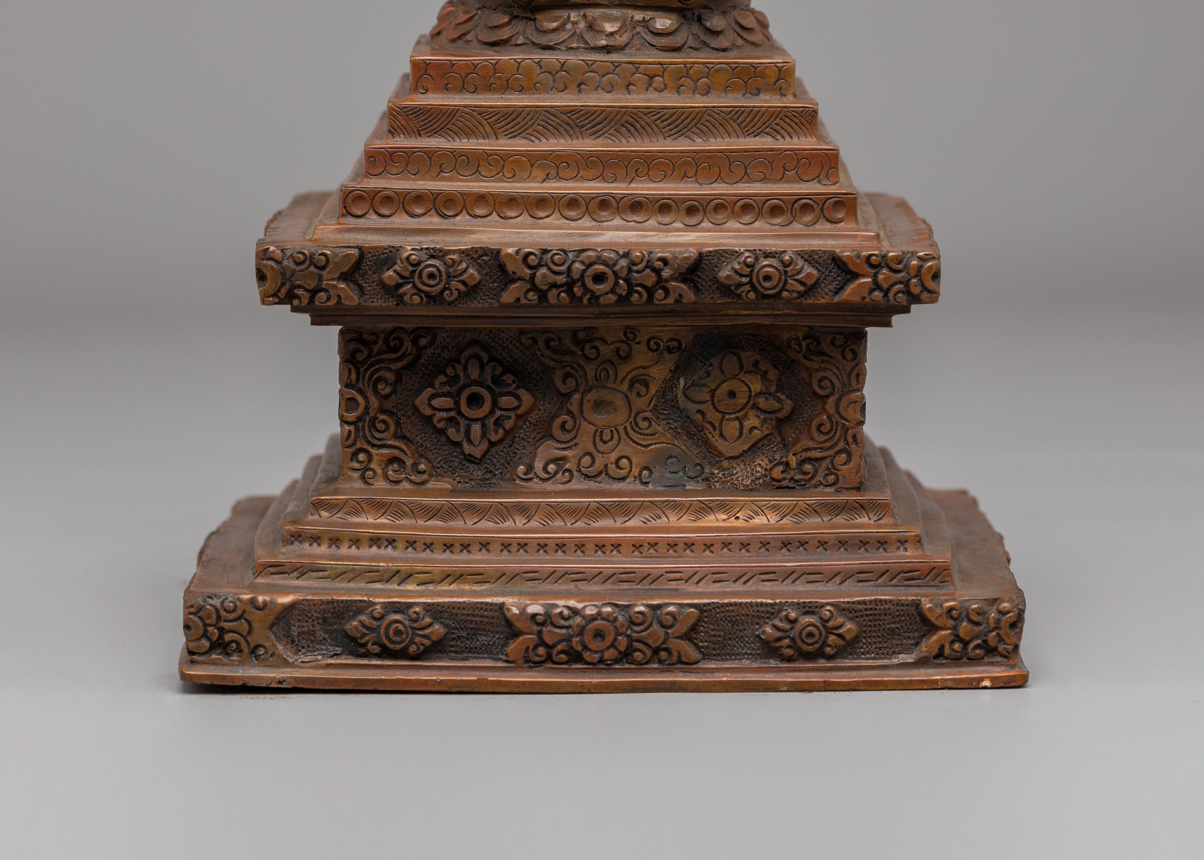 Handcrafted Stupa Set | Traditional Tibetan Ritual Stupas for Meditation