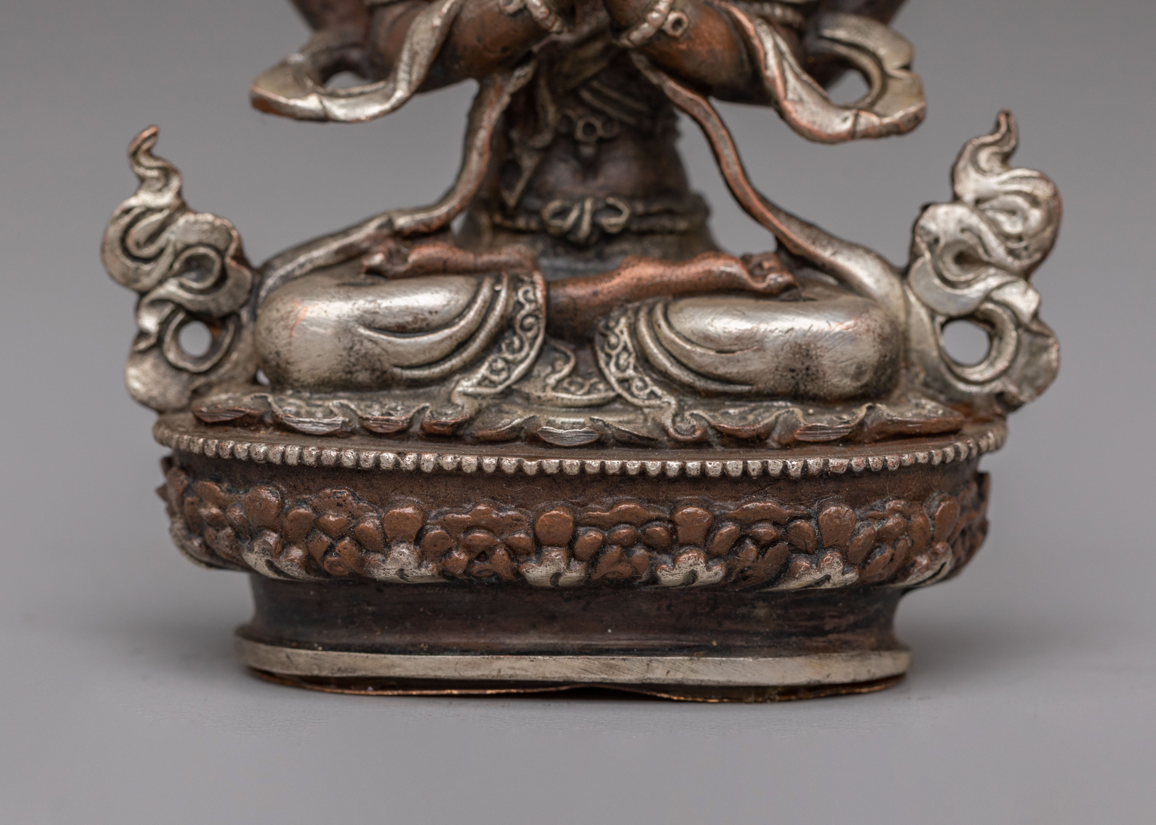 Tibetan Chenrezig Compassion Deity Statue | Bodhisattva Avalokiteshvara Figurine