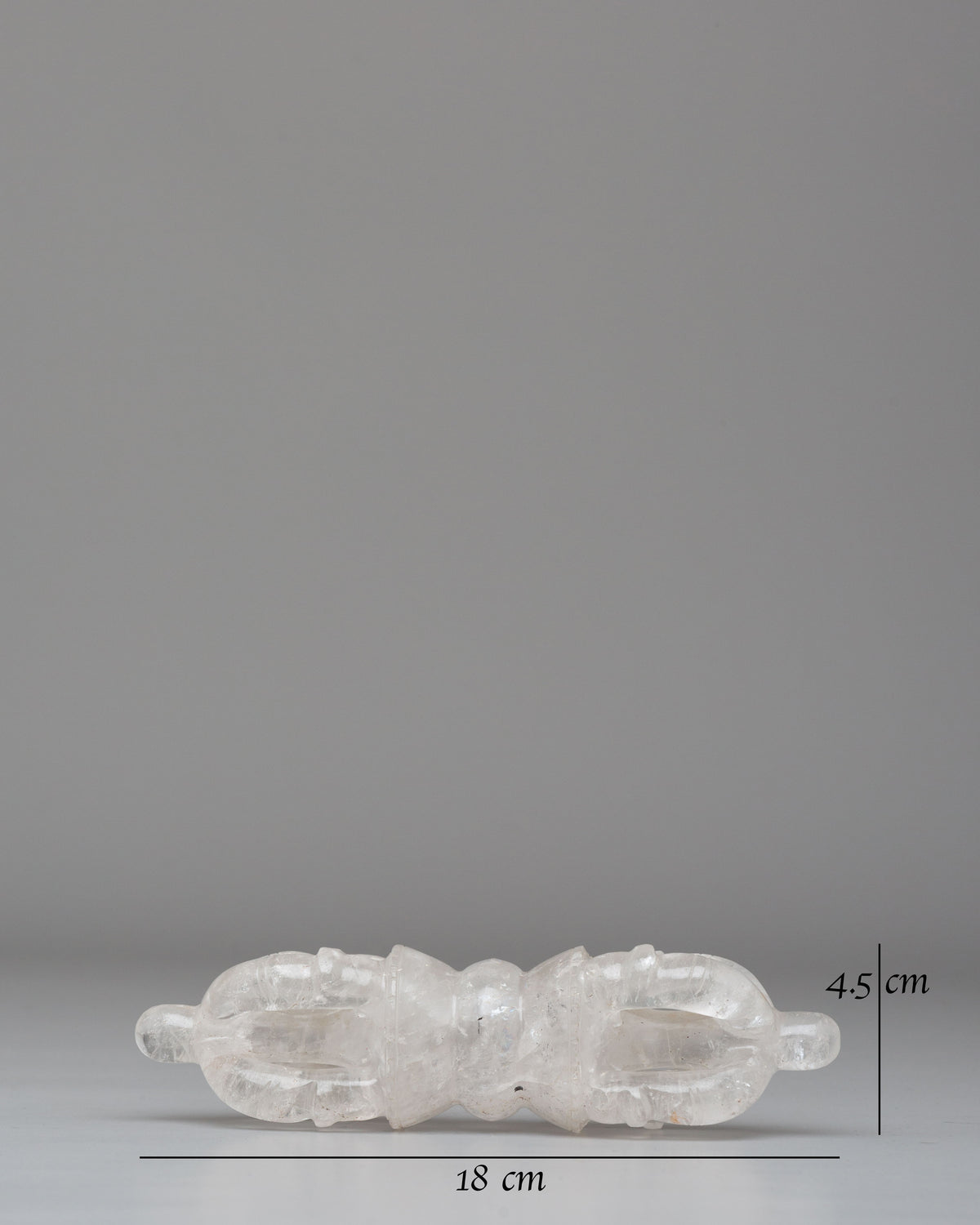 Handmade Buddhist Crystal Vajra | Buddhist Ritual Object for Meditation Practice