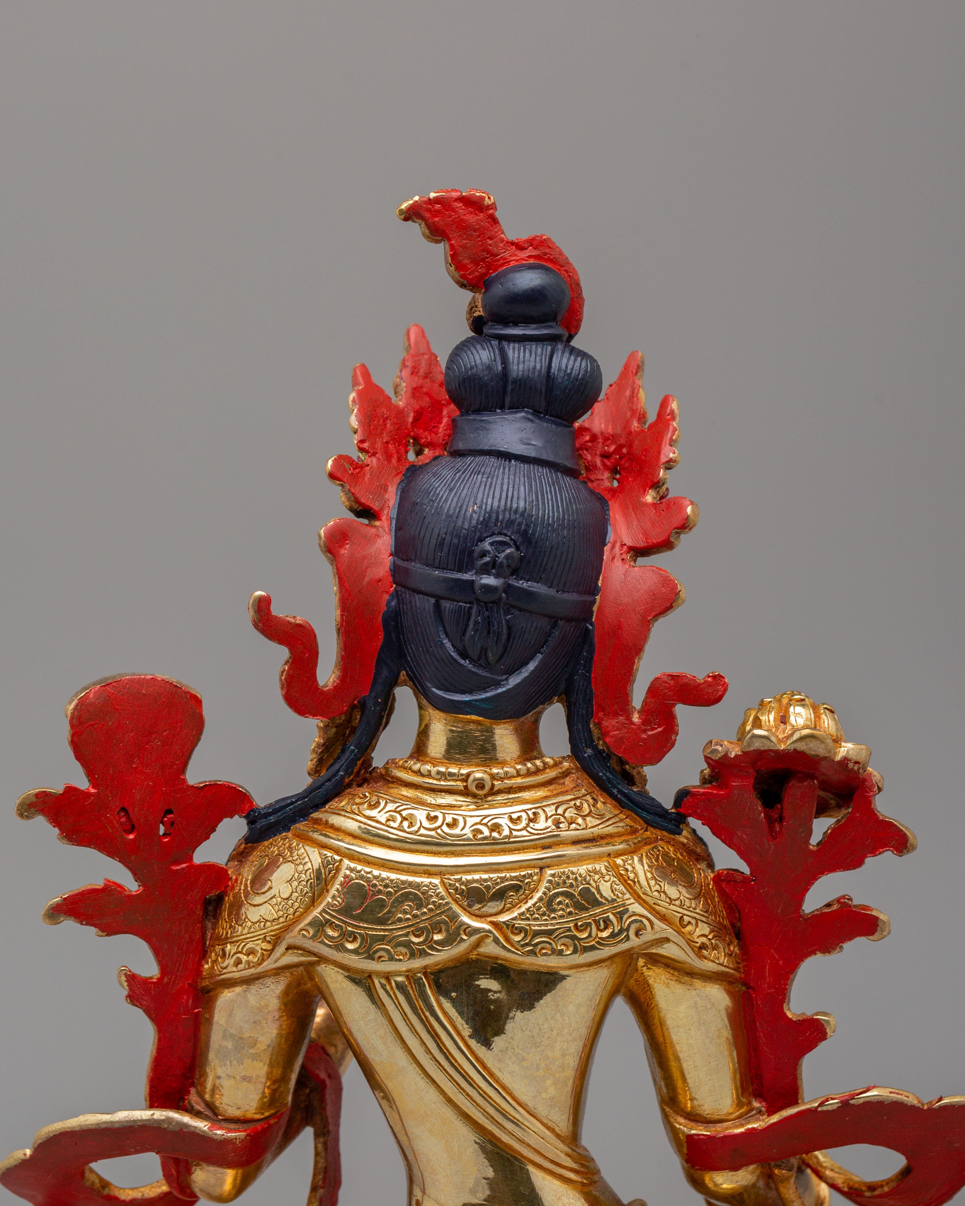 Traditional White Tara Statue | Handmade Tibetan Artwork
