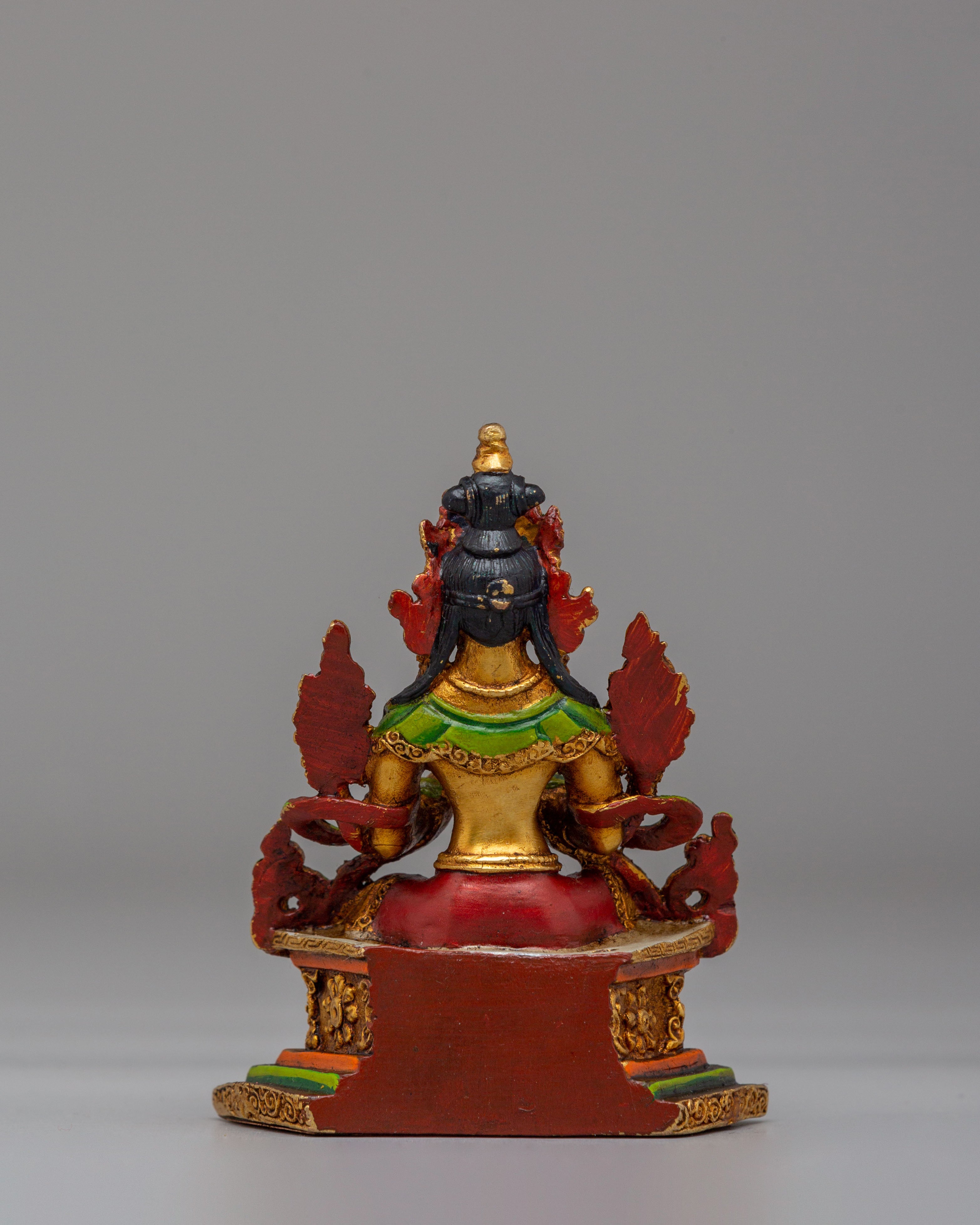 Spiritual Maitreya Buddha Deity Statue | Handmade Copper Sculpture with 24K Gold Plating