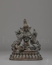 Traditional Green Tara Sculpture