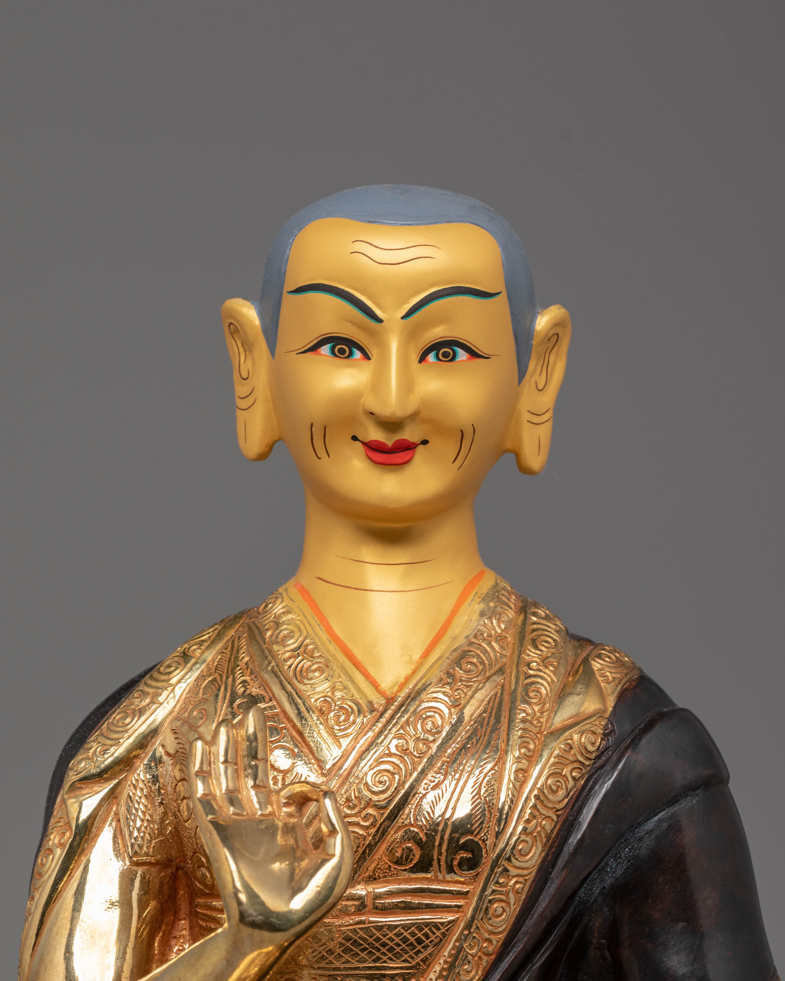 Tibetan Buddhist Master Tsongkhapa Set | Tsongkhapa with Disciples