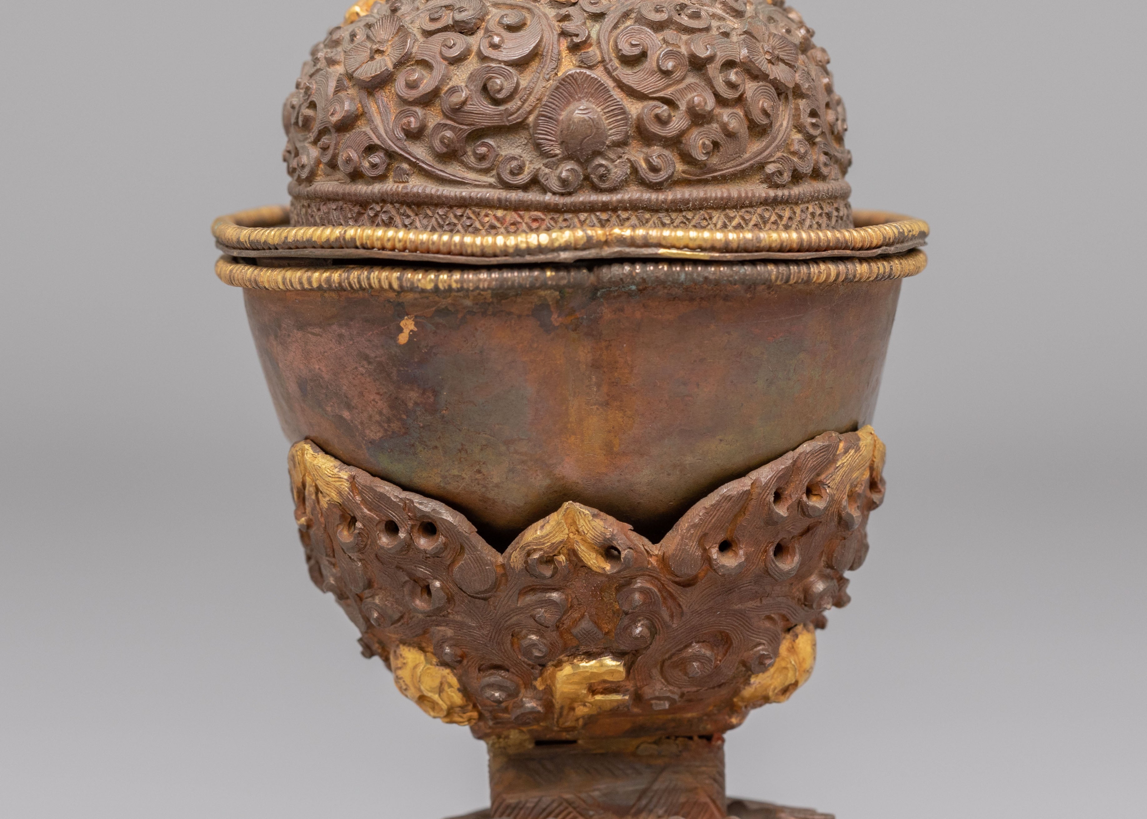 Traditional Tibetan Skull Cup | Handcrafted Ritual Kapala