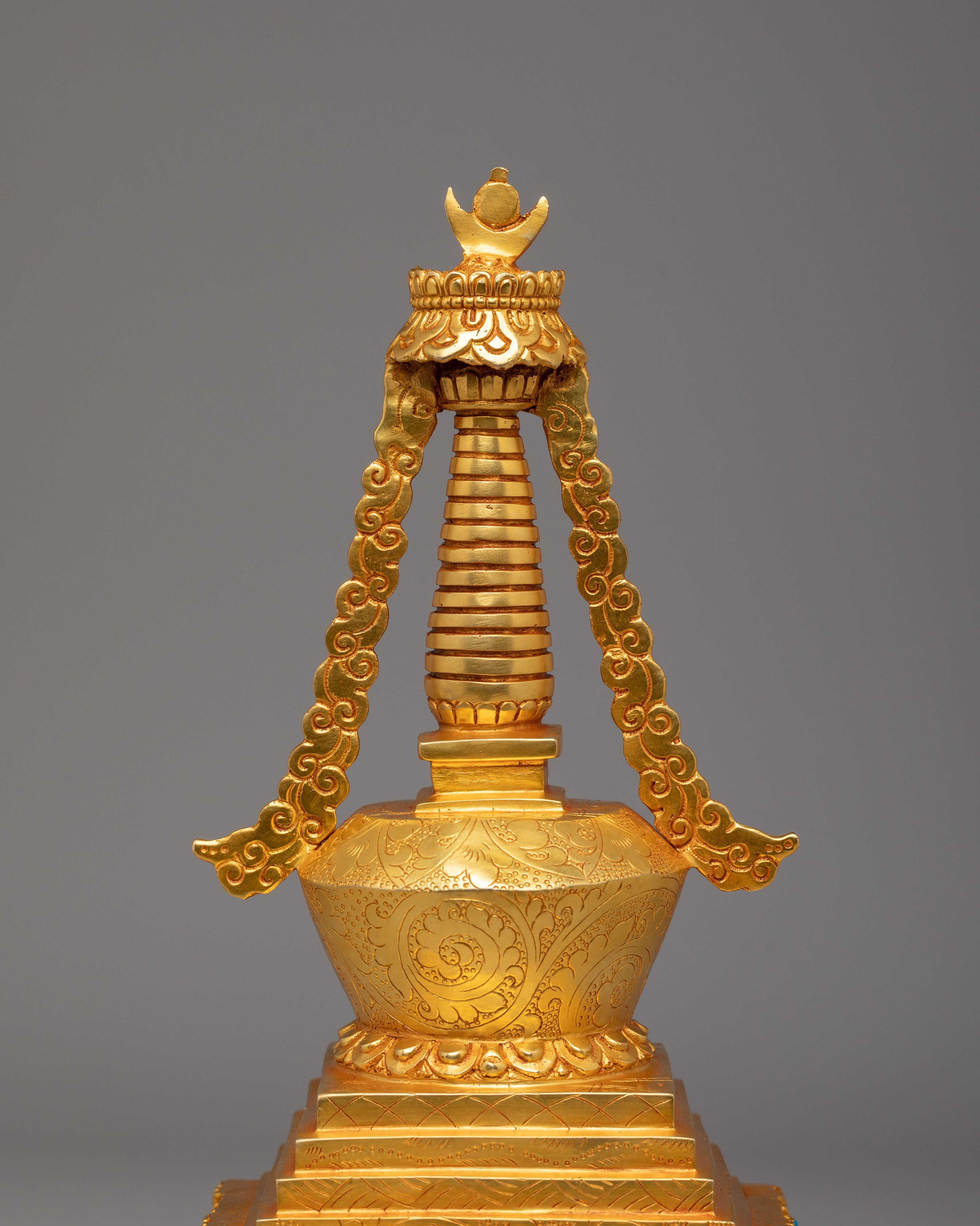 Handcrafted Enlightenment Stupa | Spiritual Home Decor