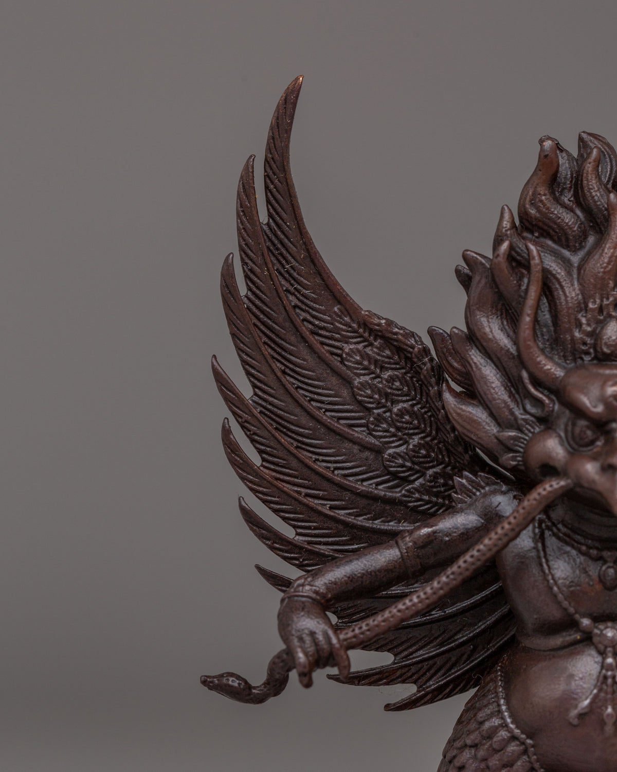 Garuda Buddhist Statue | Fierce Protector Deity Figurine