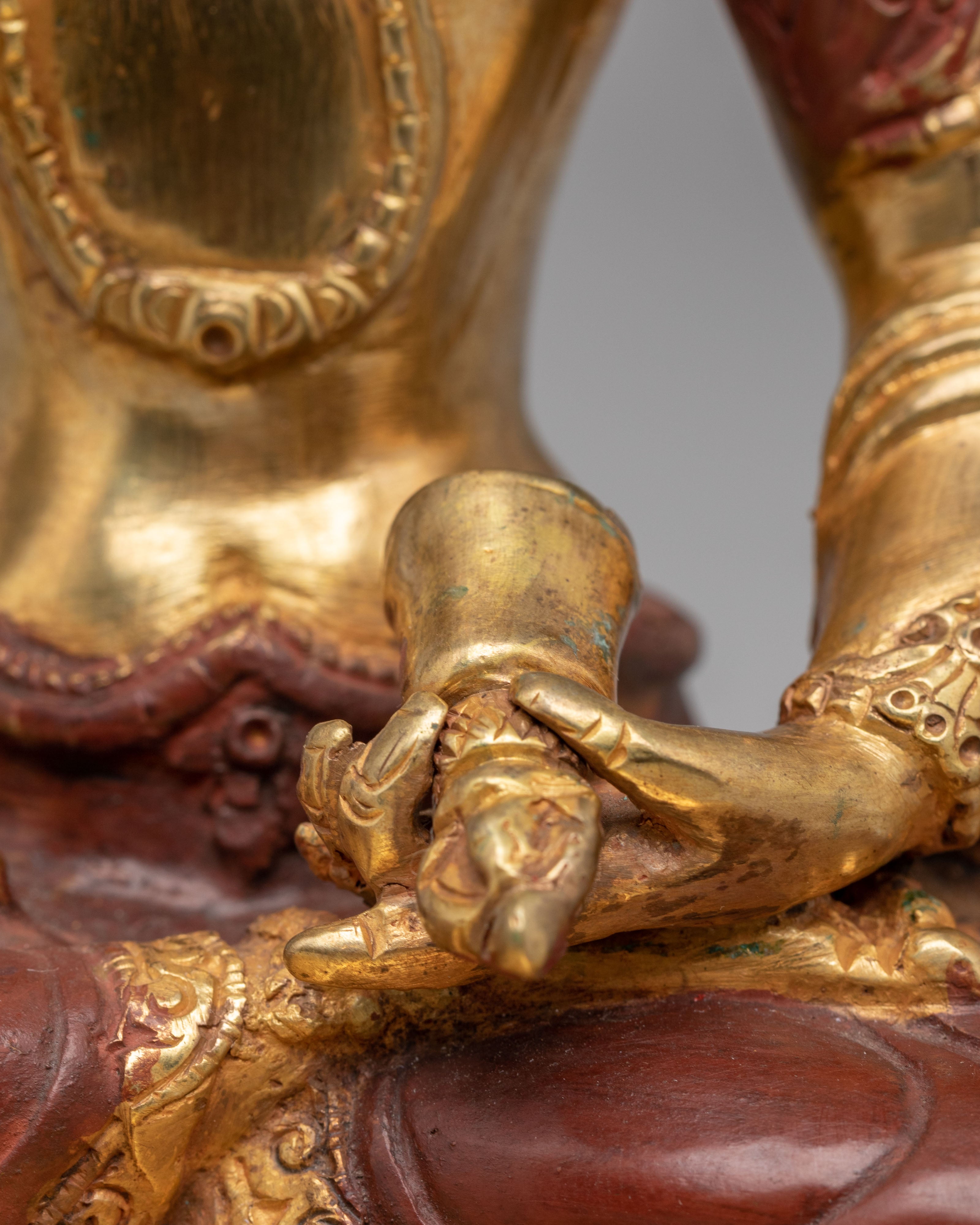 Buddhist Purification Vajrasattva Deity Statue | 24K Gold Plated Vajrasattva